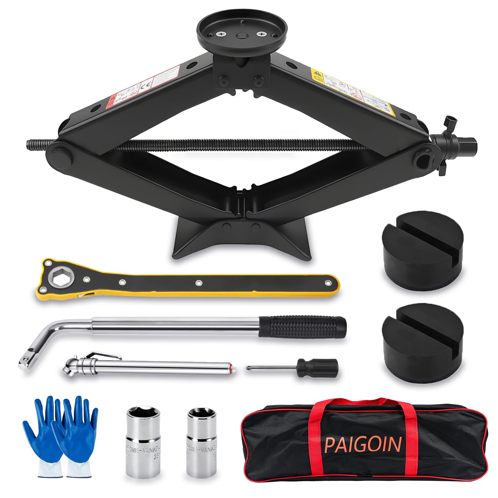 PAIGOIN 3 Ton Car Jack Kit