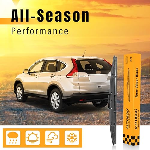 Vista 158 de AUTOBOO 12 limpiaparabrisas trasero de repuesto para Kia Sportage 2011-2016, Hyundai Elantra 09-12, Hyundai Tucson IX35 10-15, I30 - Repuesto