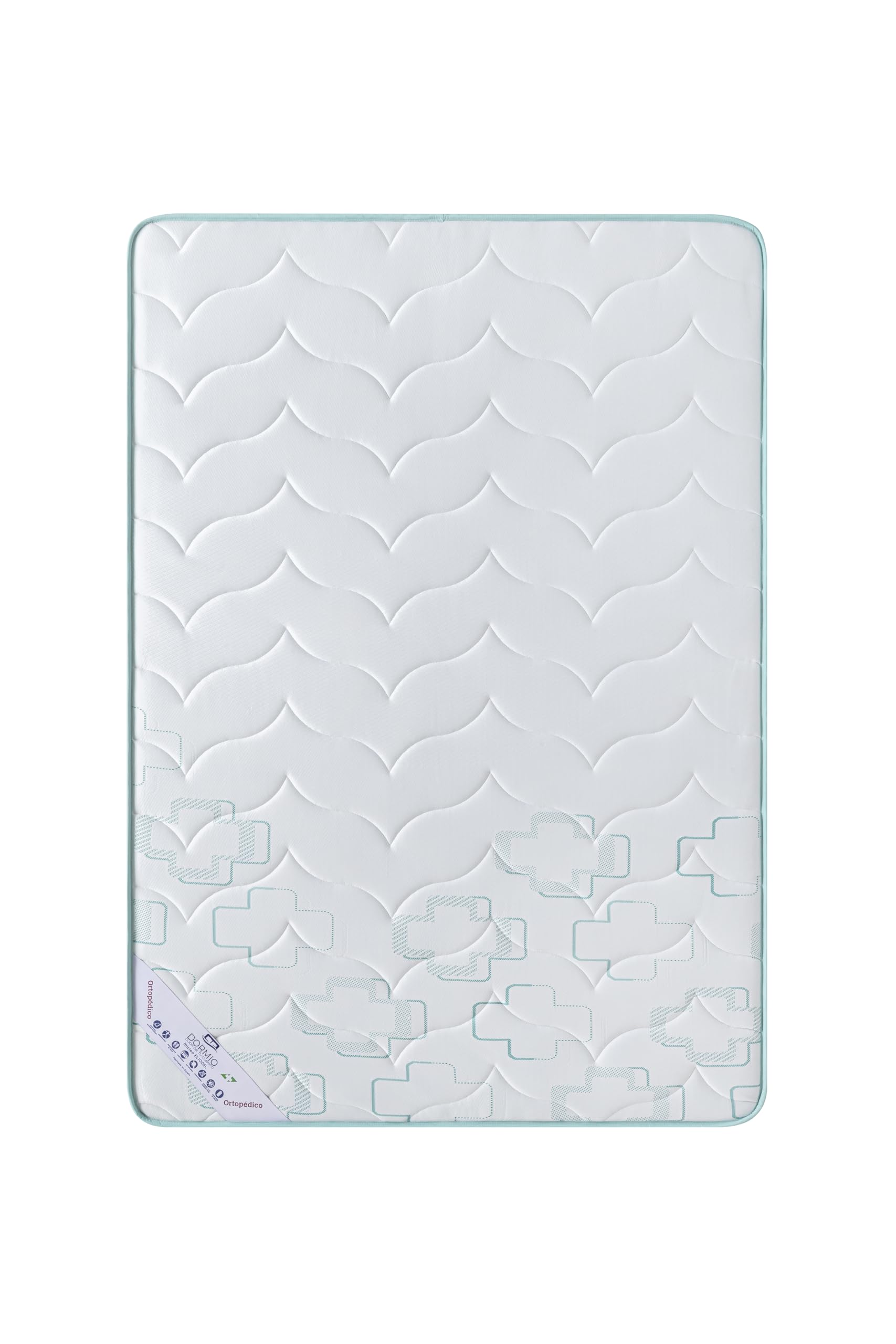 Dormio Ortopédico - Colchón Viscoelástico adaptable, Multiacolchado, Antideformaciones, Medida 135x190, Tratamiento antiácaros y antibacterias. Fabricado en España.
