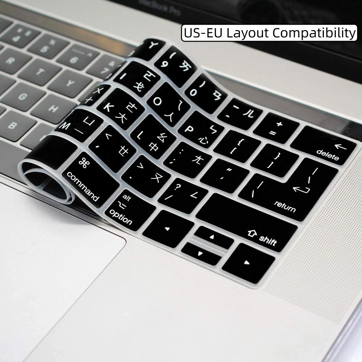 Amazon | 外国語キーボードカバー MacBook Pro 13 15インチ 2019 2018