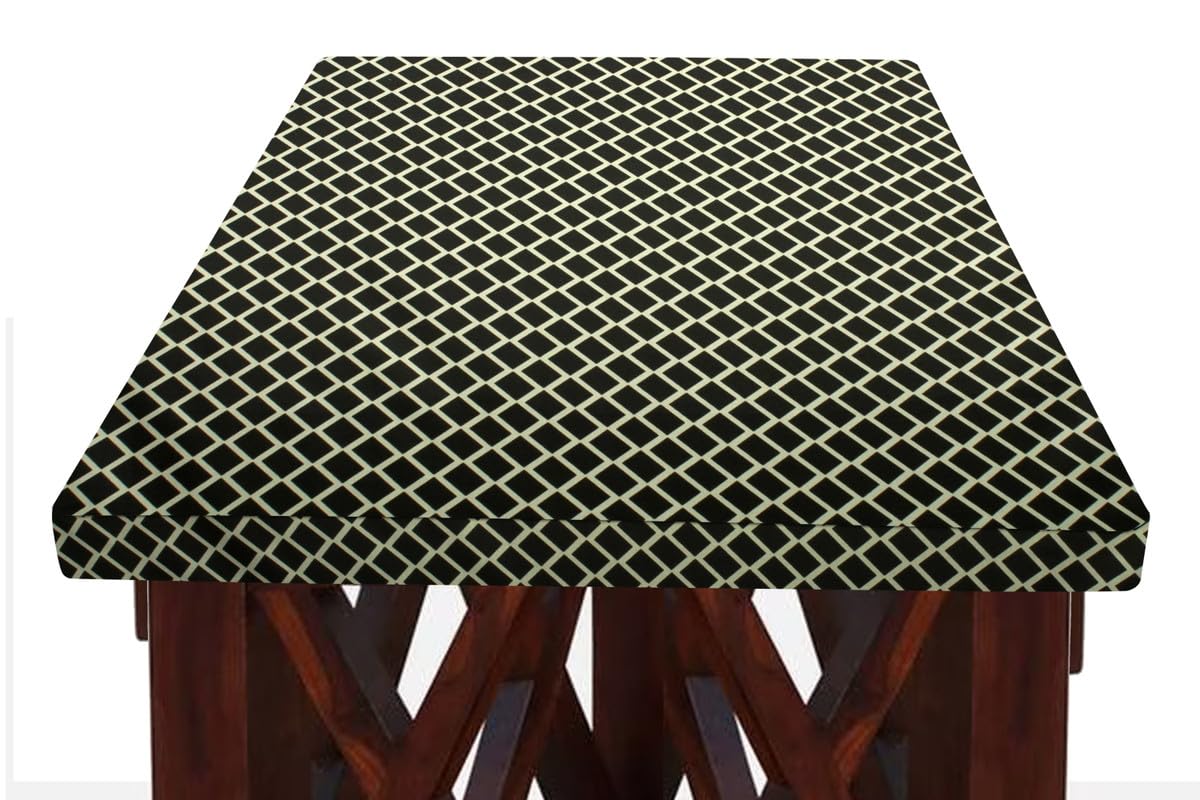The Furnishing Tree Elastic Rectangular Dining Table Cover WxL 36x48 in Inches Polyester Check Coffee (B0CQT4X12B) Amazon Price History, Amazon Price Tracker