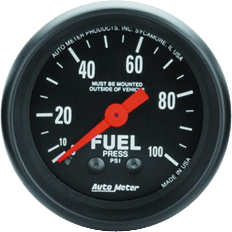 Manômetro mecânico de pressão de combustível AUTO METER 2612 Z-Series – 1 unidade