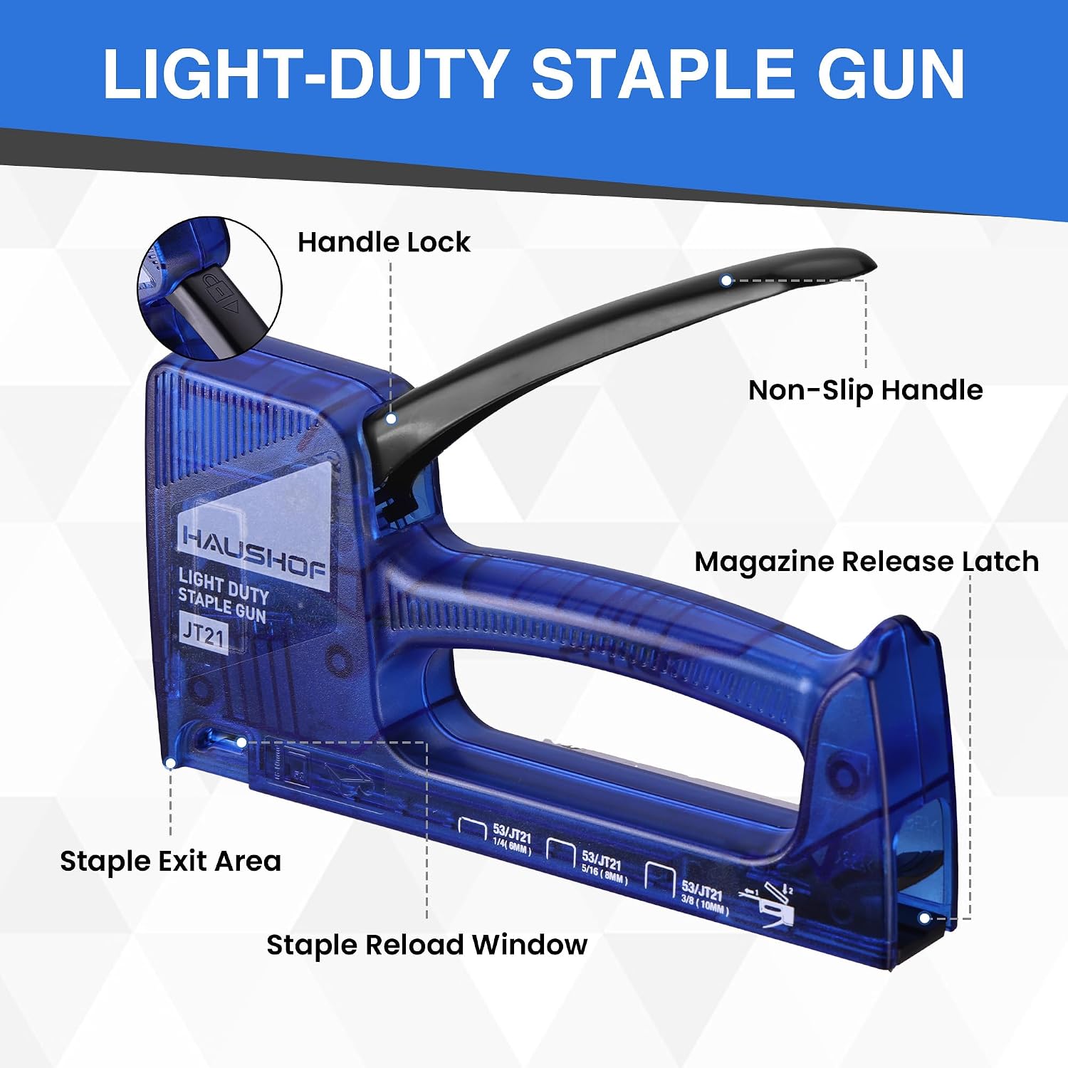 HAUSHOF Light Duty Staple Gun