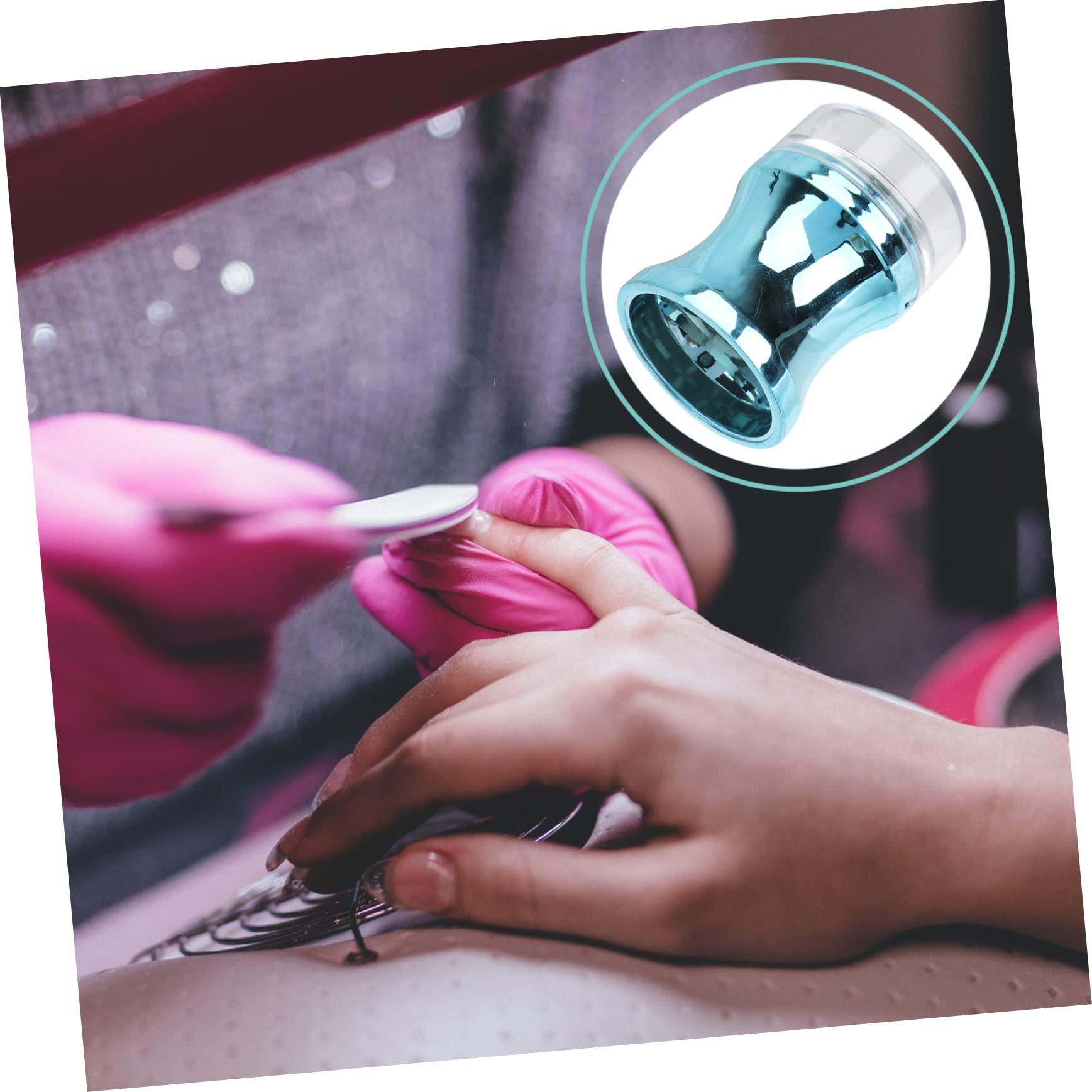 minkissy Set Di 4 Strumenti Per Nail Art 2 Timbri E 4 Raschietti Set Di Decorazioni Per Nail Art Per Donne E Ragazze