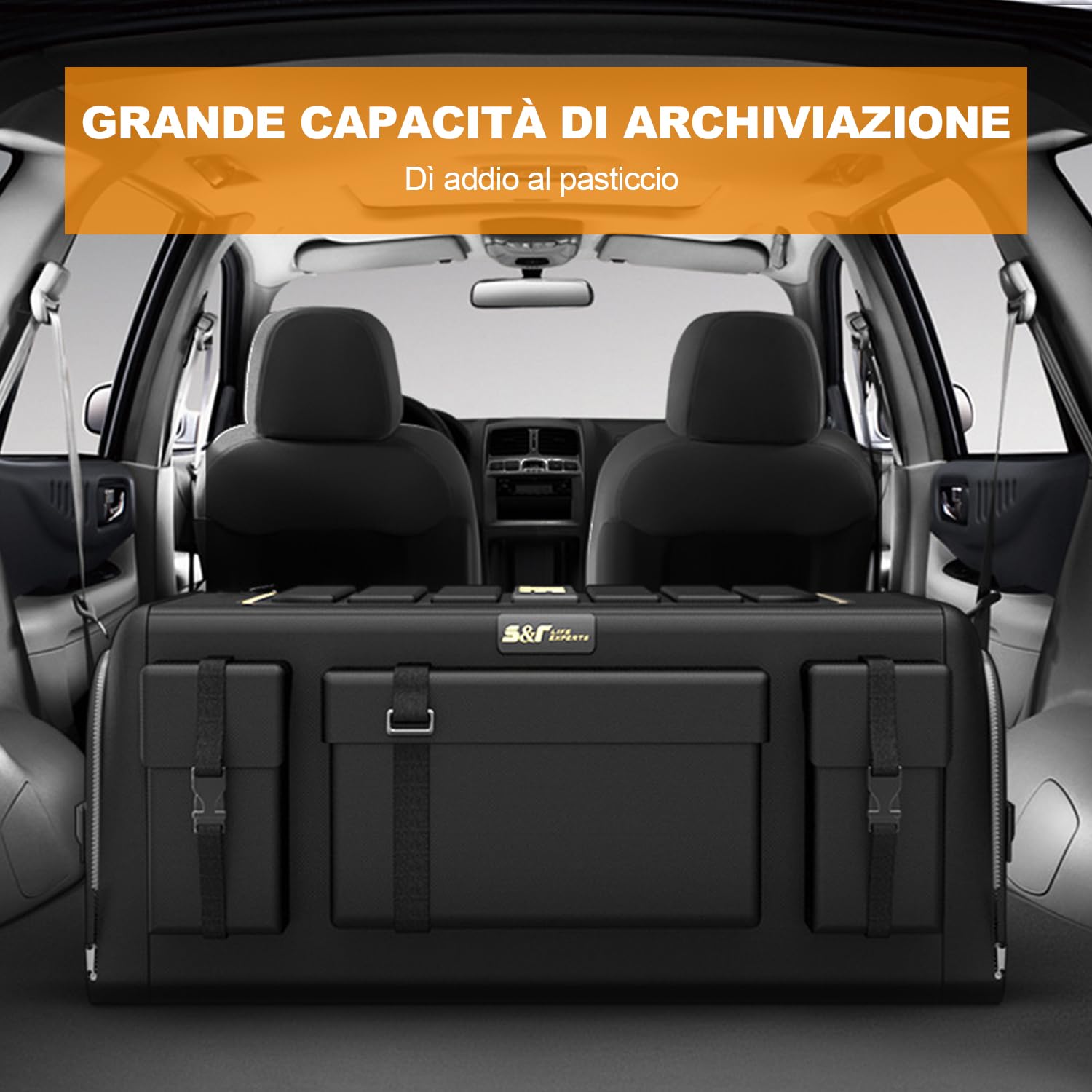 Organizer Per Bagagliaio Nero - SHEIN ALIA