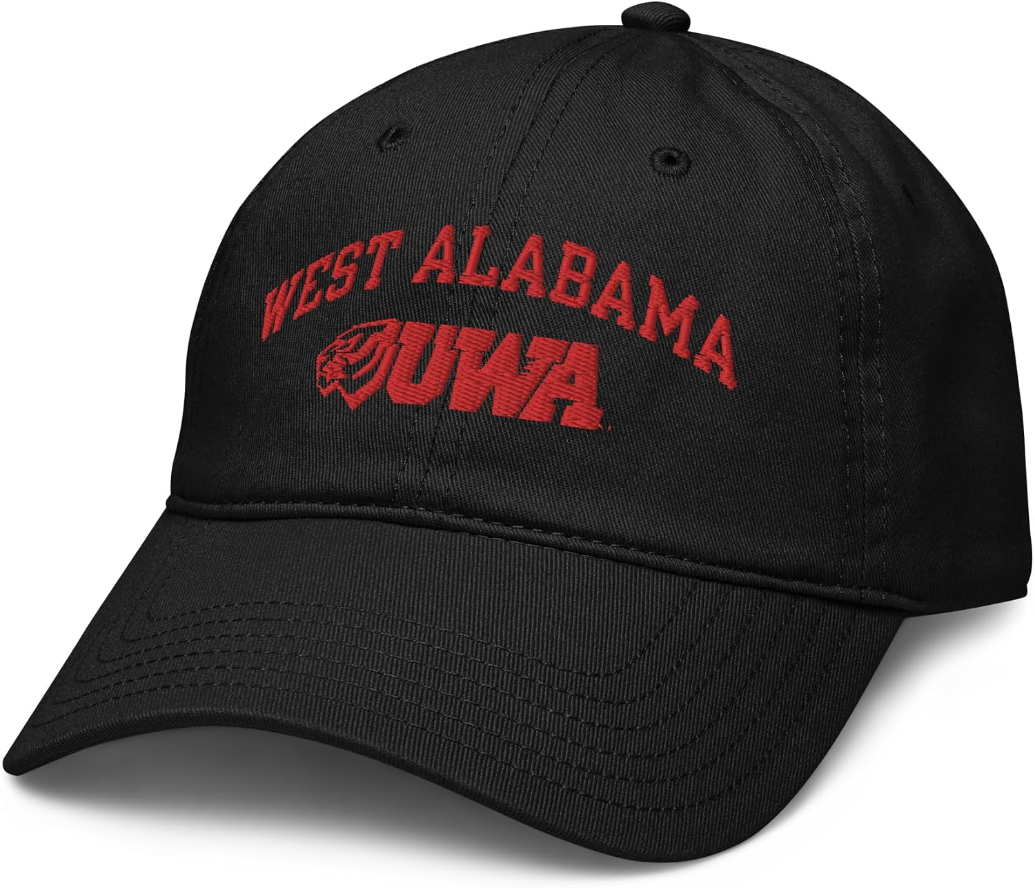 West Alabama Tigers Arched Officially Licensed Adjustable Baseball Hat
