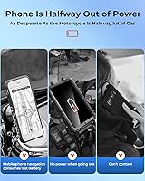 Vista 2 de Cargador de teléfono de motocicleta impermeable con puerto USB dual para Honda CRF300L CRF250L 2017-2022 - Cargador USB para teléfono, tableta