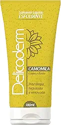 Sabonete Líquido Esfoliante, Aroma Camomila, 180 ml, Amarelo