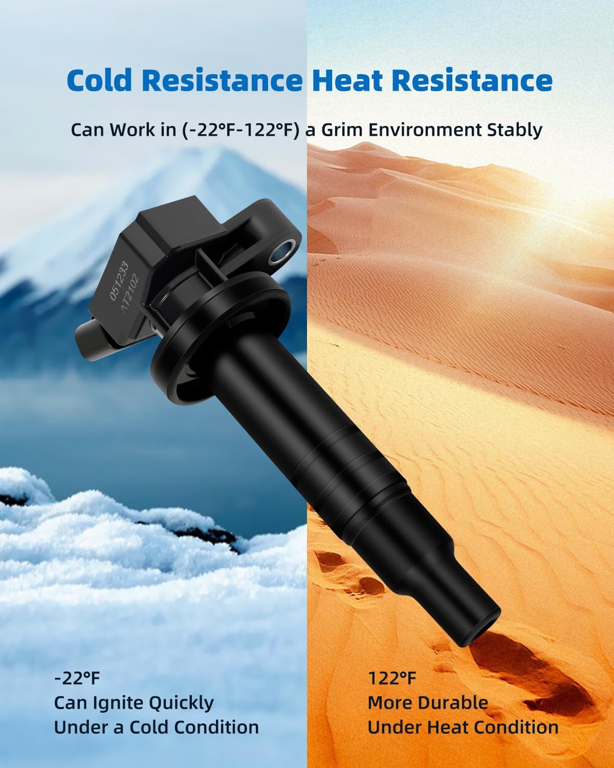 ECCPP 6 ignition coils with 6 iridium Spark Plugs,UF624,coils packs,for Honda Pilot 2009-2015,Ridgeline 2009 2010 2011 2012 2013 2014 &,for Acura RDX 2013-2015,ZDX 2010 2012 2013,3.5L‎ 5C1722