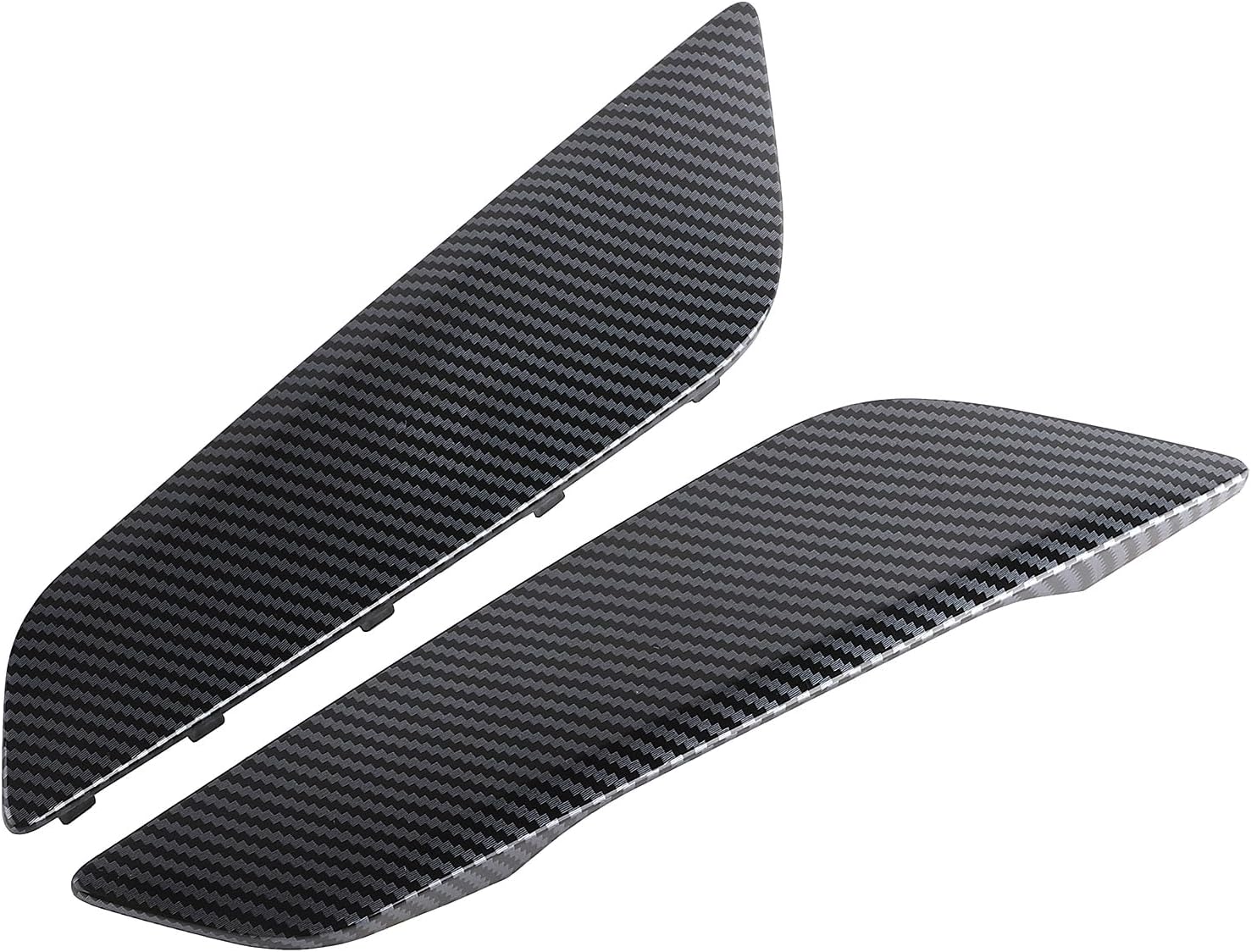 Car Front Side Fender Vents Trim,Left Driver & Right Passenger Side Compatible with 2017-2023 BMW 5 Series Sedan G30 530e 530i 540d 540i M550i xDrive Body Side Air Outlet Intake Cover (Carbon fibre)