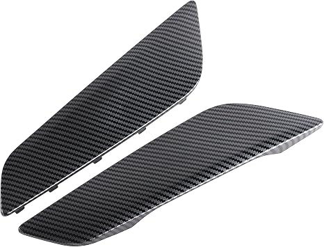 Car Front Side Fender Vents Trim,Left Driver & Right Passenger Side Compatible with 2017-2023 BMW 5 Series Sedan G30 530e 530i 540d 540i M550i xDrive Body Side Air Outlet Intake Cover Carbon fibre