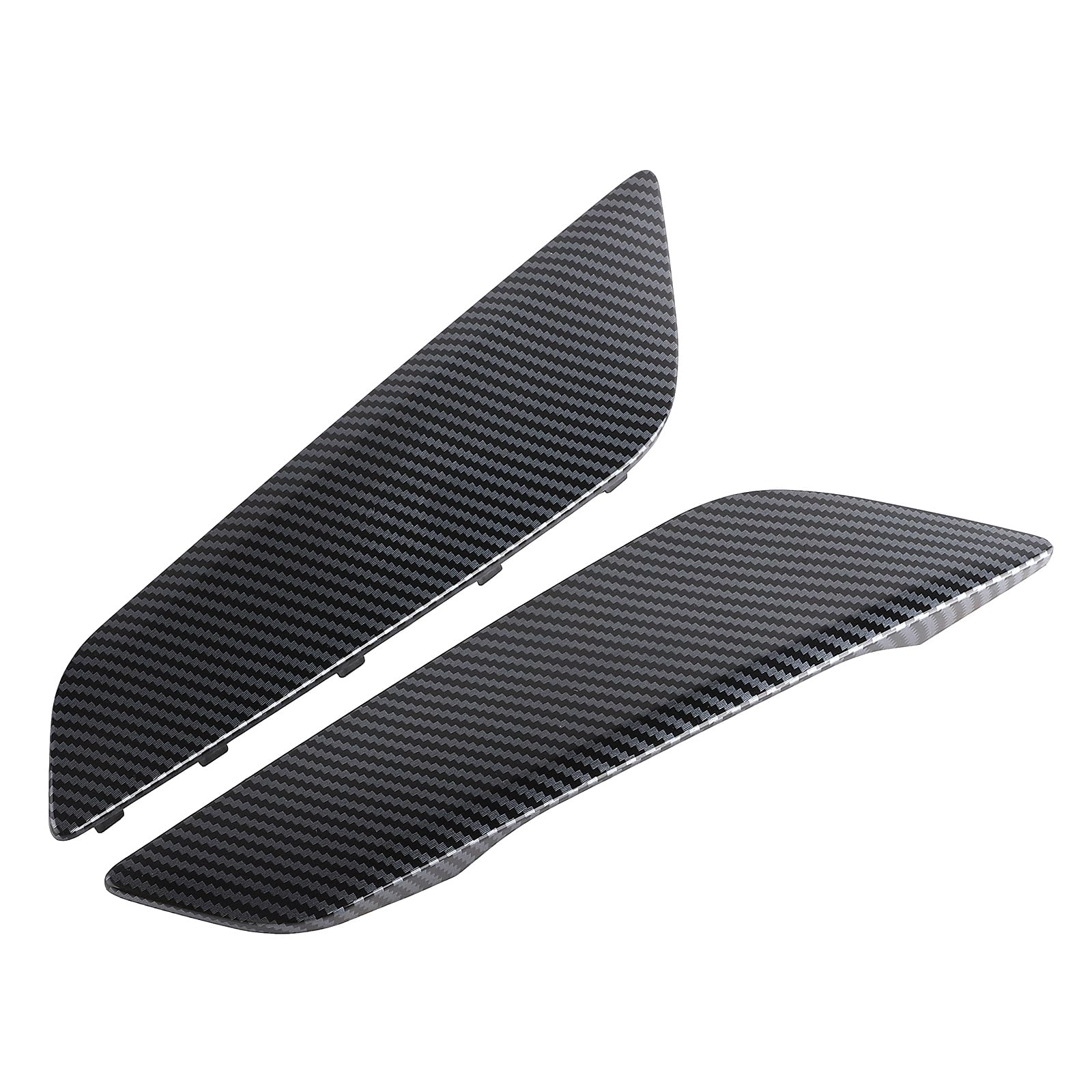 Car Front Side Fender Vents Trim,Left Driver & Right Passenger Side Compatible with 2017-2023 BMW 5 Series Sedan G30 530e 530i 540d 540i M550i xDrive Body Side Air Outlet Intake Cover (Carbon fibre)