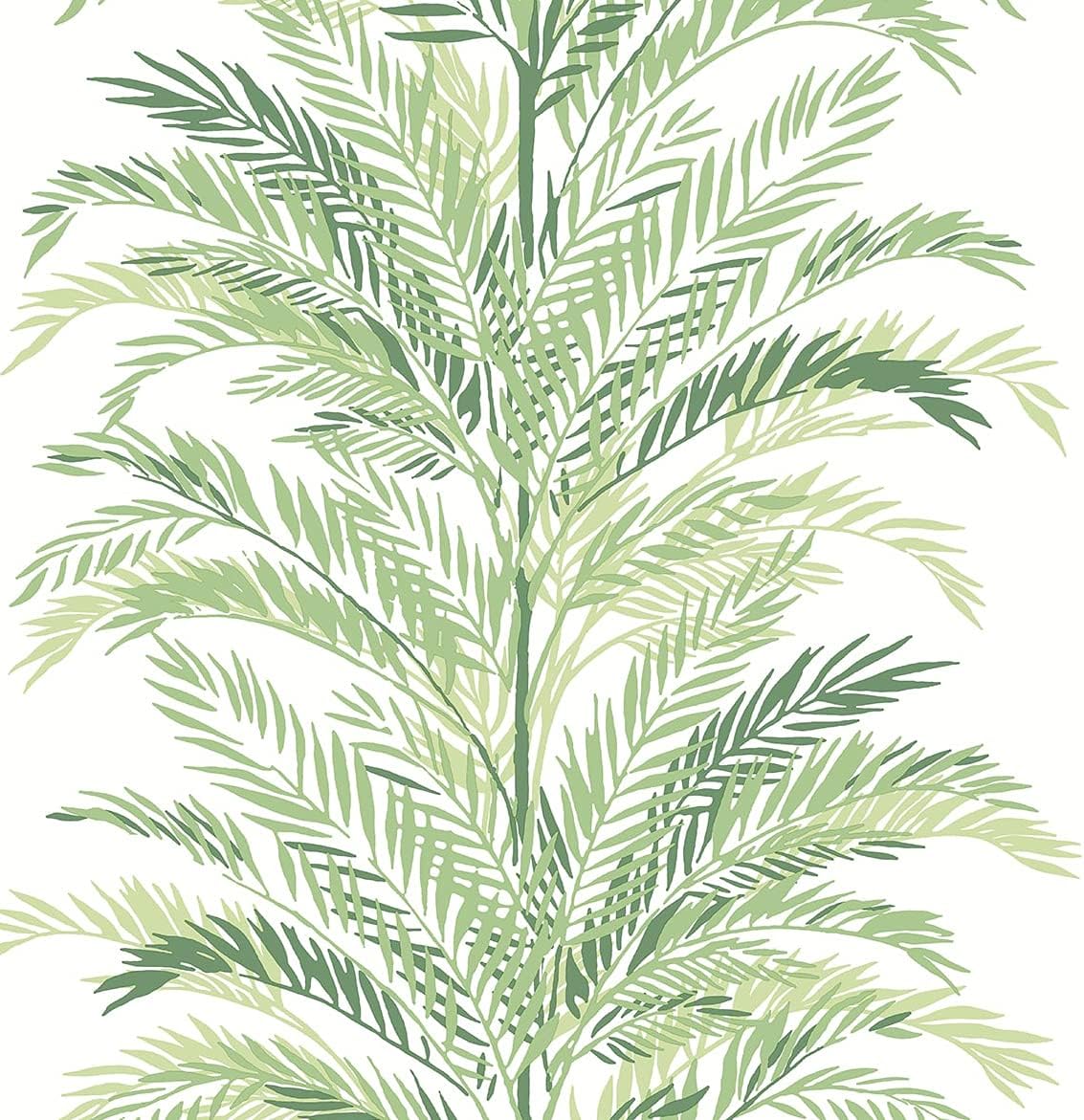 Lillian August Luxe Haven Keana Palm Peel and Stick Wallpaper (Paradise Green)