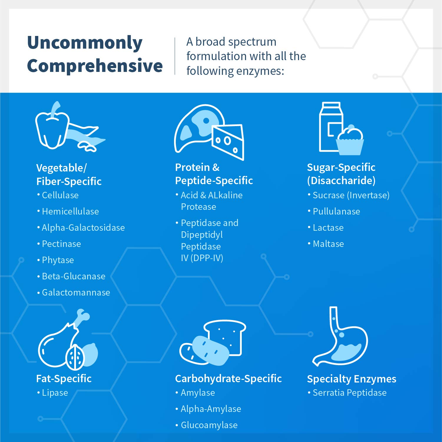 Klaire Labs VitalZymes Chewable Digestive Enzymes Broad Spectrum, DPPIV