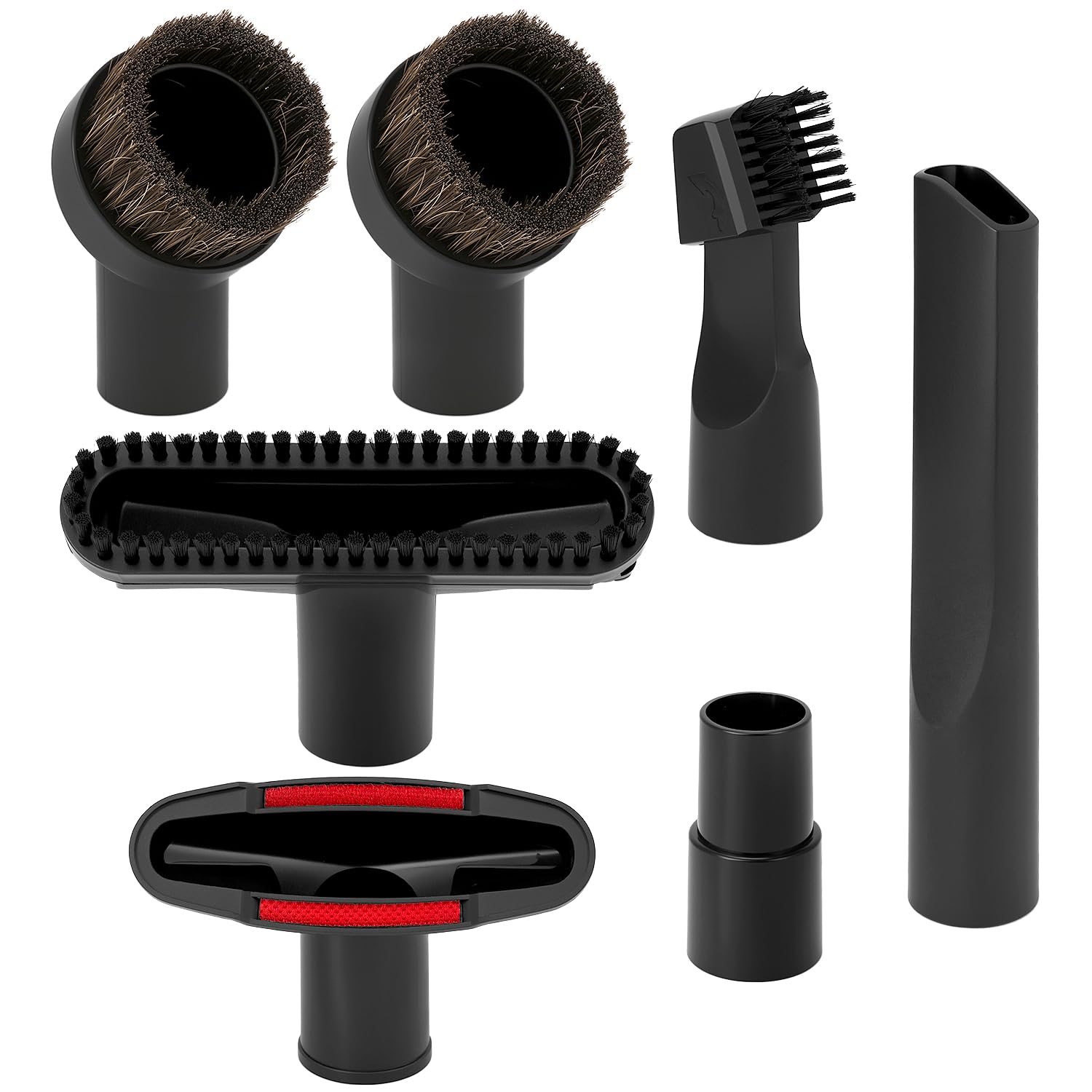 QWORK® 7 Pcs Vacuum Cleaner Brush Set, Φ32mm and Φ35mm Vacuum Attachment
