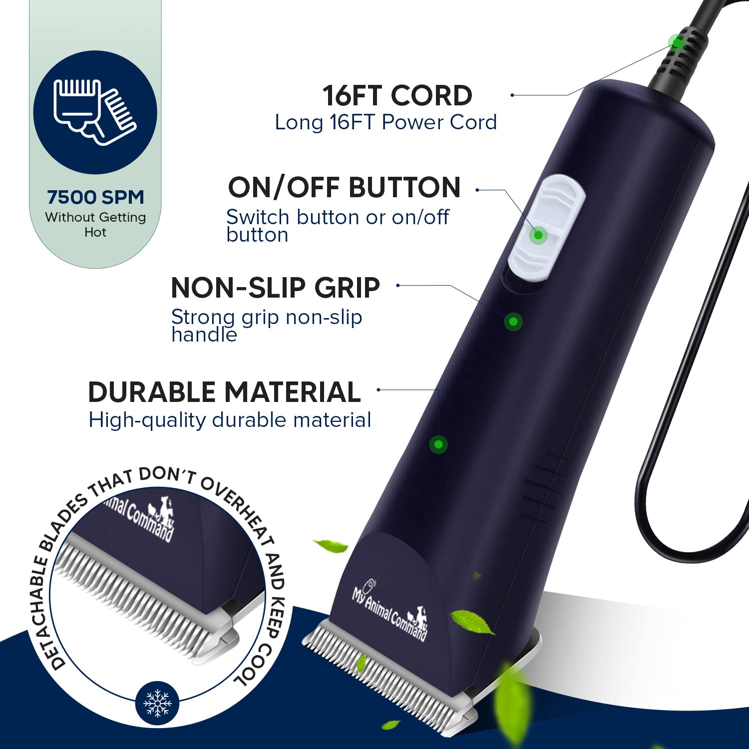 My Animal Command Clippers - Professional Livestock Grooming -4