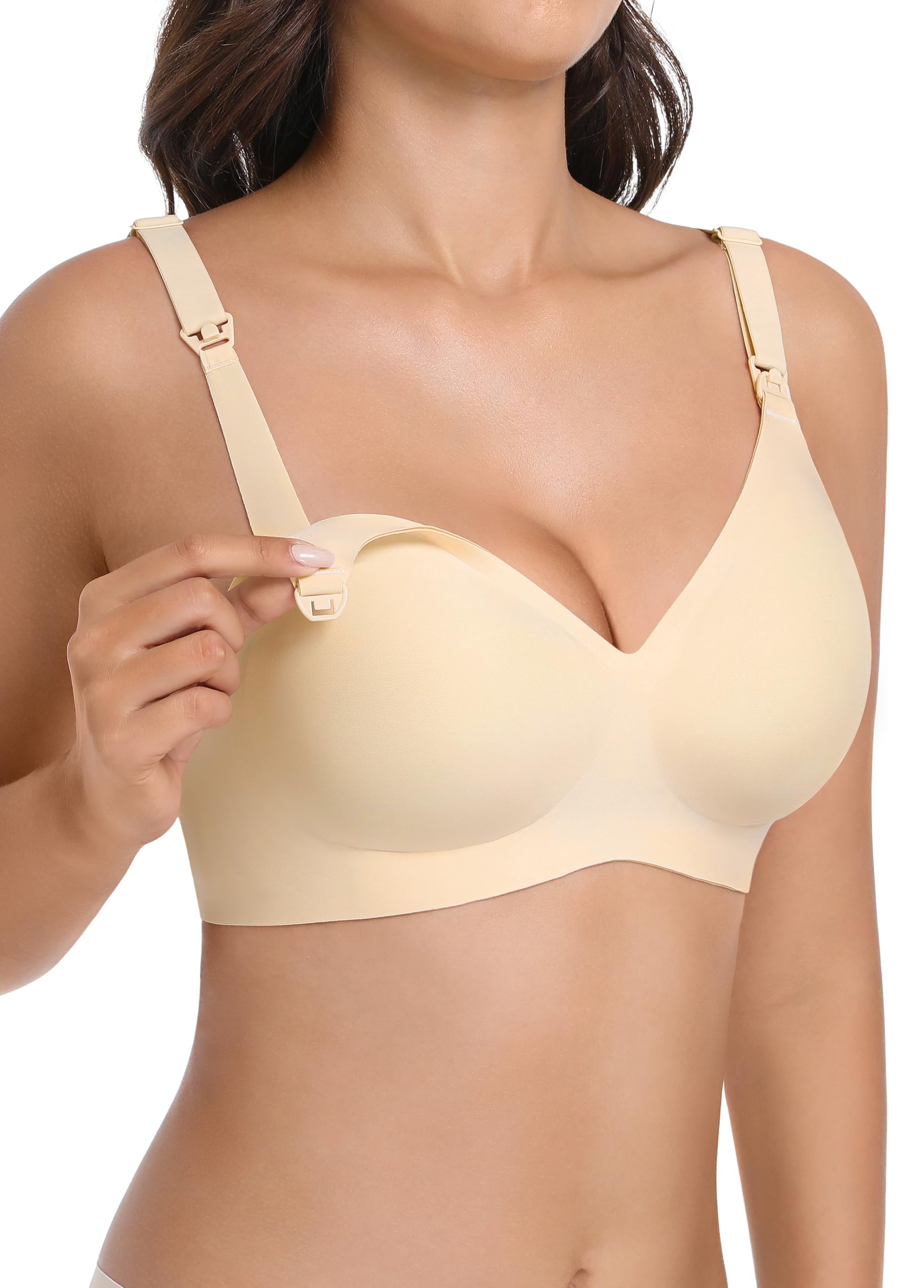 Reggiseno Allattamento Senza Ferretto – Comfort Totale per Gravidanza e maternità, Ideale per Il Sonno