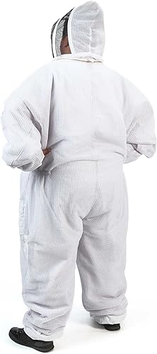 Miniatura 4 de Humble Bee 421P Traje de apicultura Aero grande y alto con velo de esgrima M beige de verano