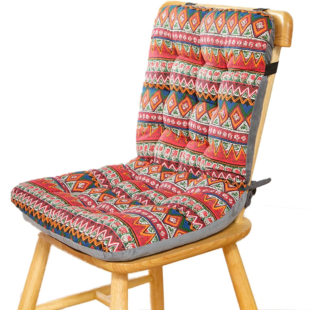 Amazon.co.jp: 椅子用 クッション 背もたれ付き チェアクッション