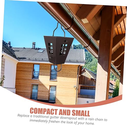 Miniatura 3 de MERRYHAPY Atrapasueños Cadena de lluvia decorativa Hierro Decorar Cadena Colgante Ornamento Cadena de Cobre Bajantes de Metal Aleación de Aluminio