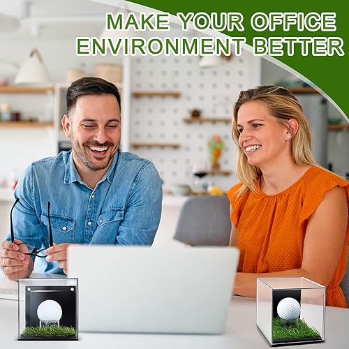 Miniatura 10 de Exhibidor de pelotas de golf, estuche pequeño de acrílico transparente, soporte cuadrado para béisbol, pelotas de golf, voleibol, coleccionables,