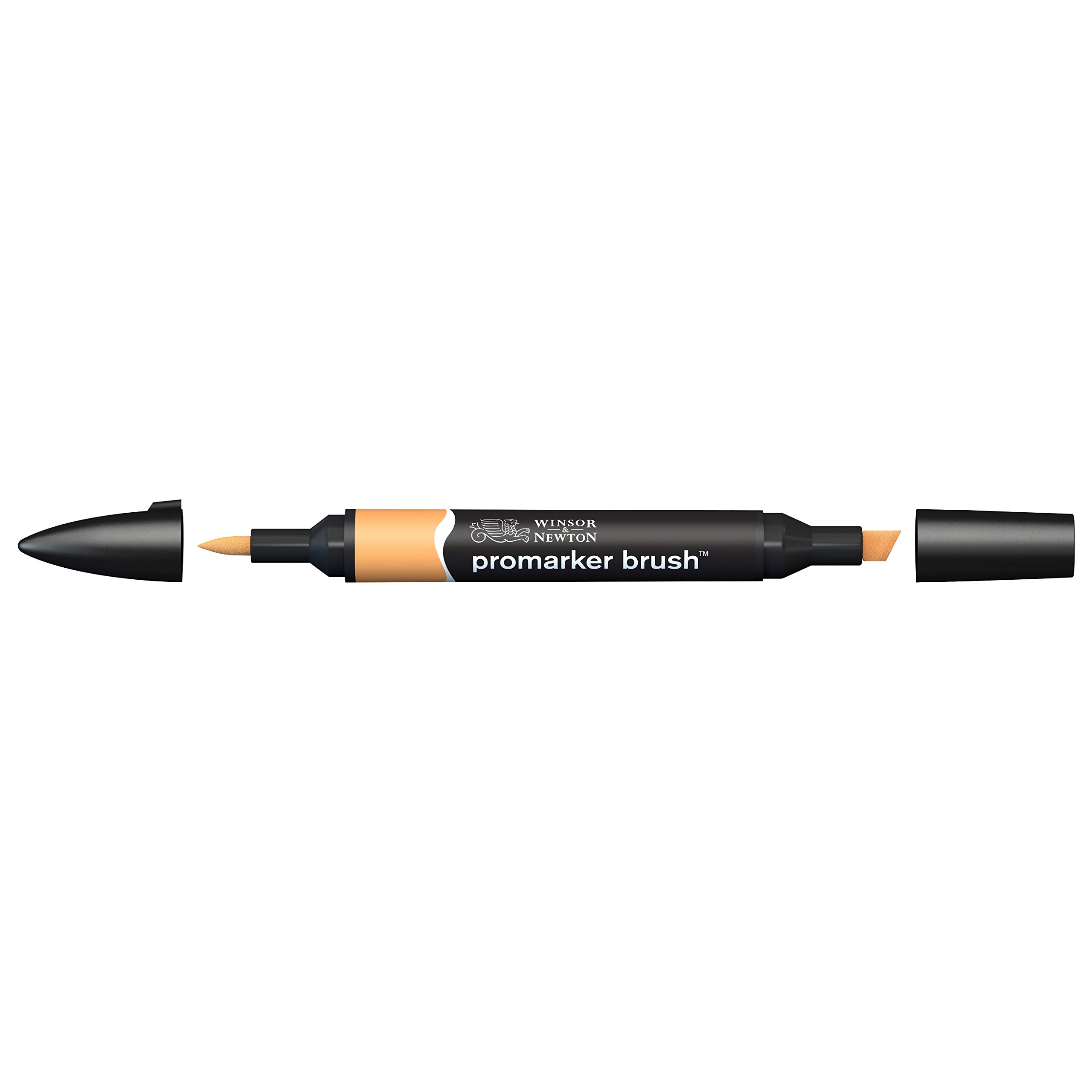 Winsor & Newton Promarker Brush - Rotulador Doble Punta, Punta Pincel, Tinta Base Alcohol, Color Apricot