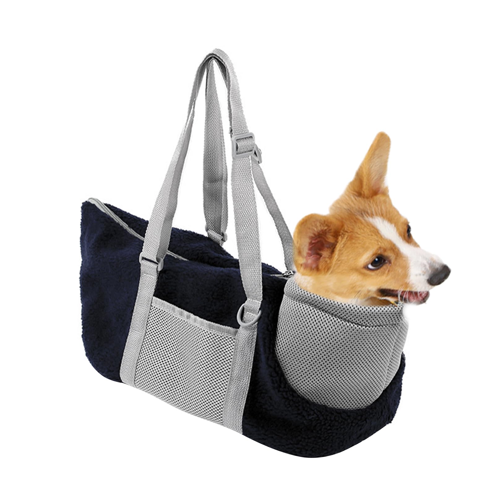 Dog Carrier Handbag Head-Out Portable Small Pet Carrier Dog Carrying Bag Dog Cat Travel Bag Pet Dog Carrier Bag Dog Sling Carrier Soft Winter Warm Pet Tote Bag with Hook for Subway Hiking Shopping โ image 1