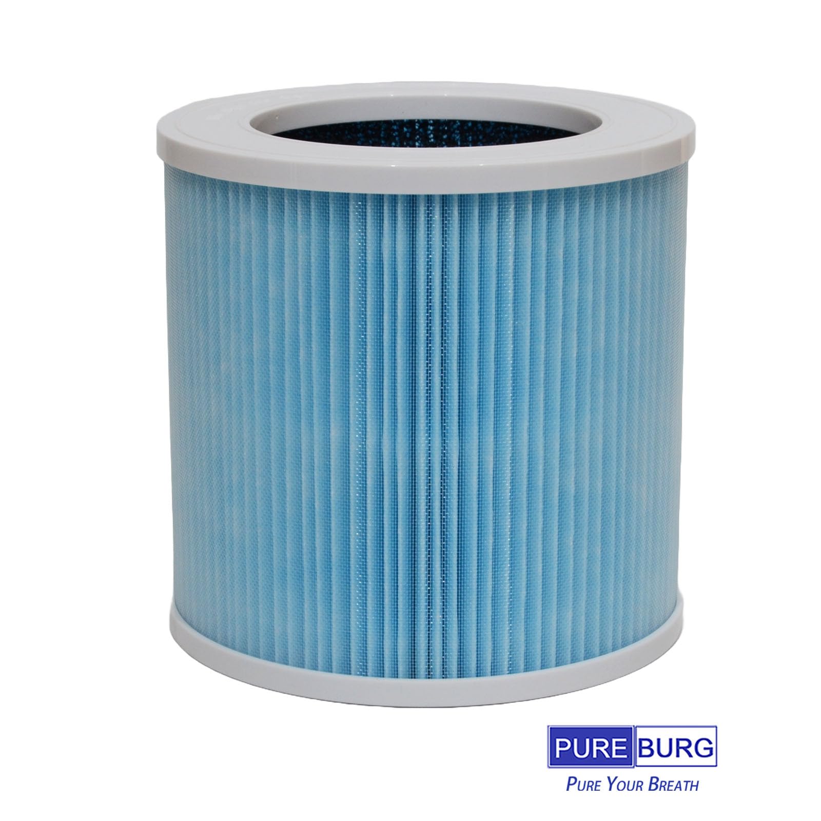 PUREBURG Filtro de repuesto compatible con el purificador de aire Gonrair GL-K802, paquete de 3 unidades H13 HEPA de carbón activado de 3 etapas, filtración de aire limpio y polvo COV