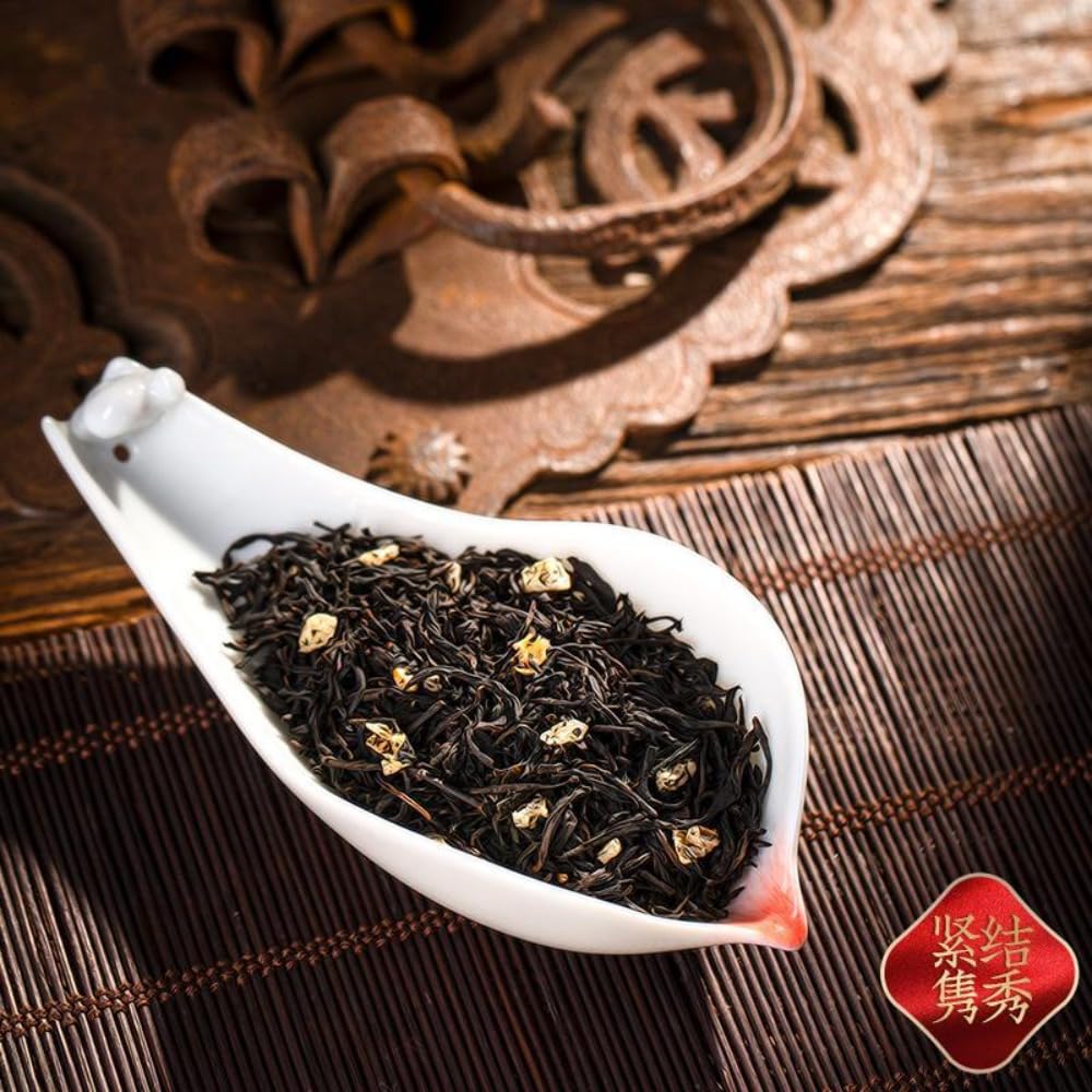 WuyiMountain Fuerte Aroma Lichi Té Negro - Rico Y Dulce, El Encanto De La Mezcla De Frutas Y Té