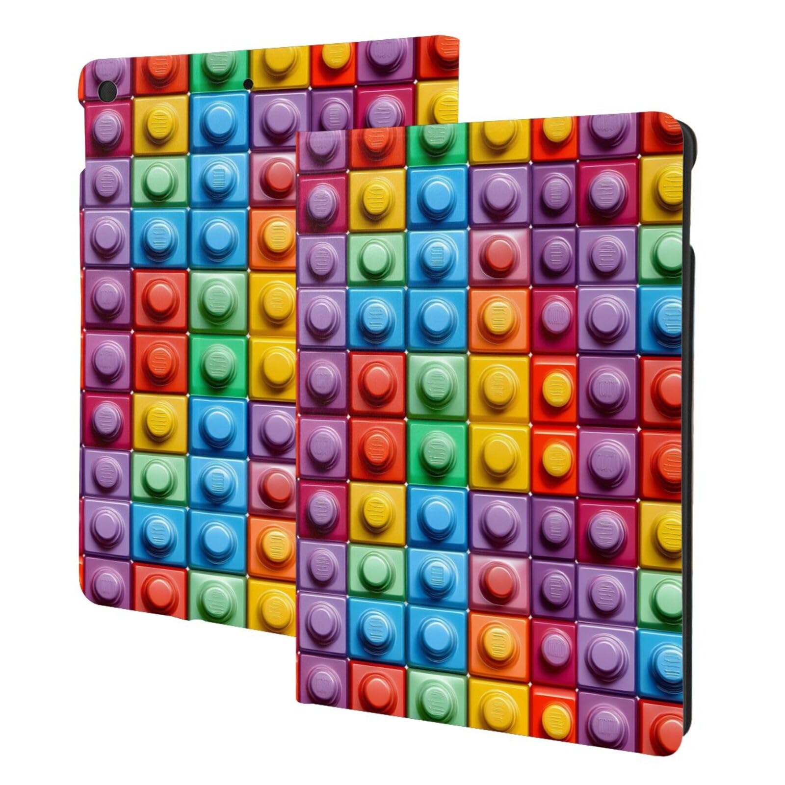 Étui iPad 8e génération antichoc texture blocs de construction pour éviter les rayures d'écran - 6