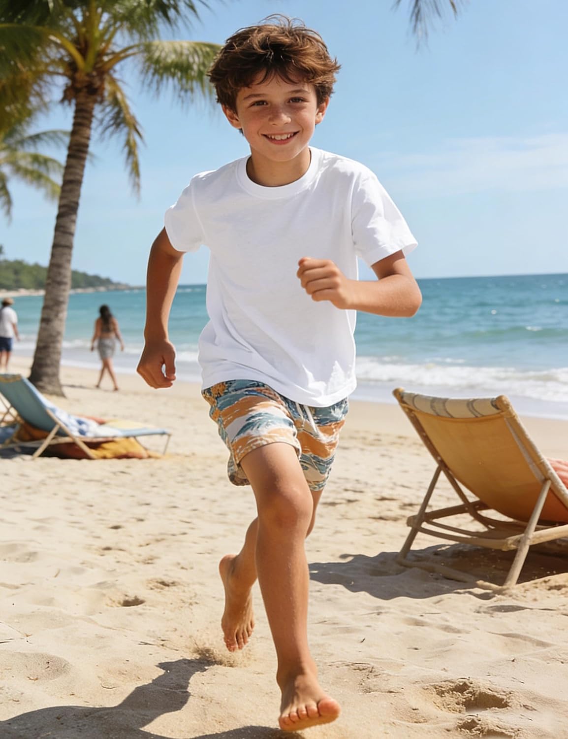 BOOPH 4 Pack Boys Shirts Kids Tshirts Toddler Short Sleeve T-Shirts Basic Crew Neck Tops Cotton Summer Uniform Clothes - Image 7