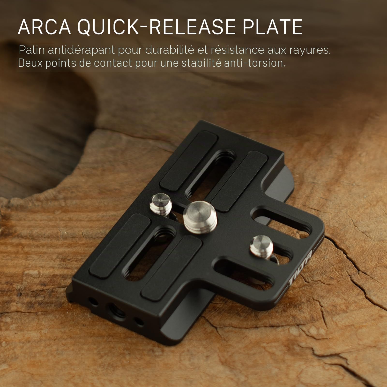 Tilta Plaque de Batterie Mini PD V Mount avec Récepteur ARCA Réglable - Noir TA-BTP4K-V-B