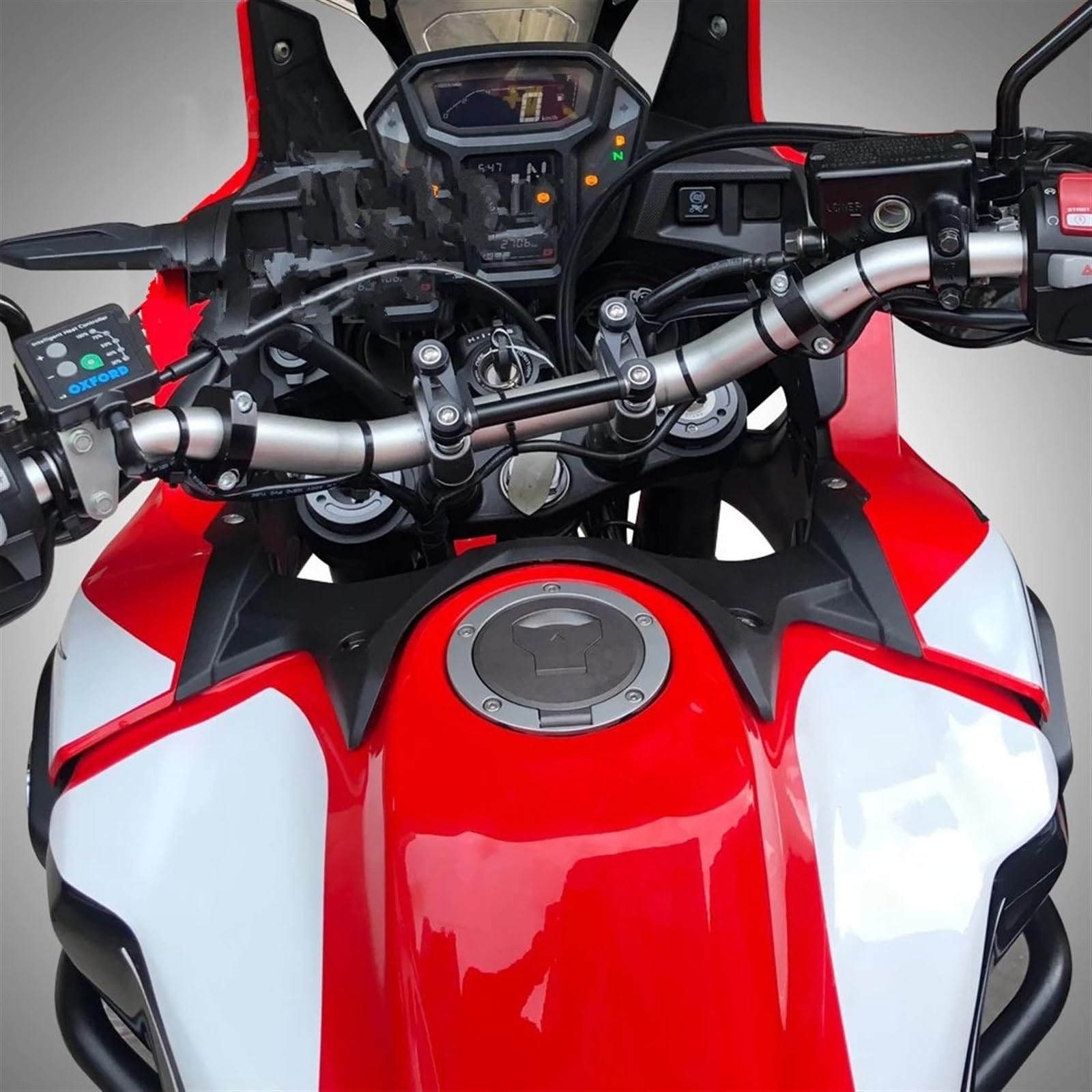 Supporto Cellulare Moto Per CRF1000L Per L'Africa Per Twin Per Per ADV Per Sport Moto Supporto Basamento Telefono Mobile GPS Piastra Staffa Telefon(Set)