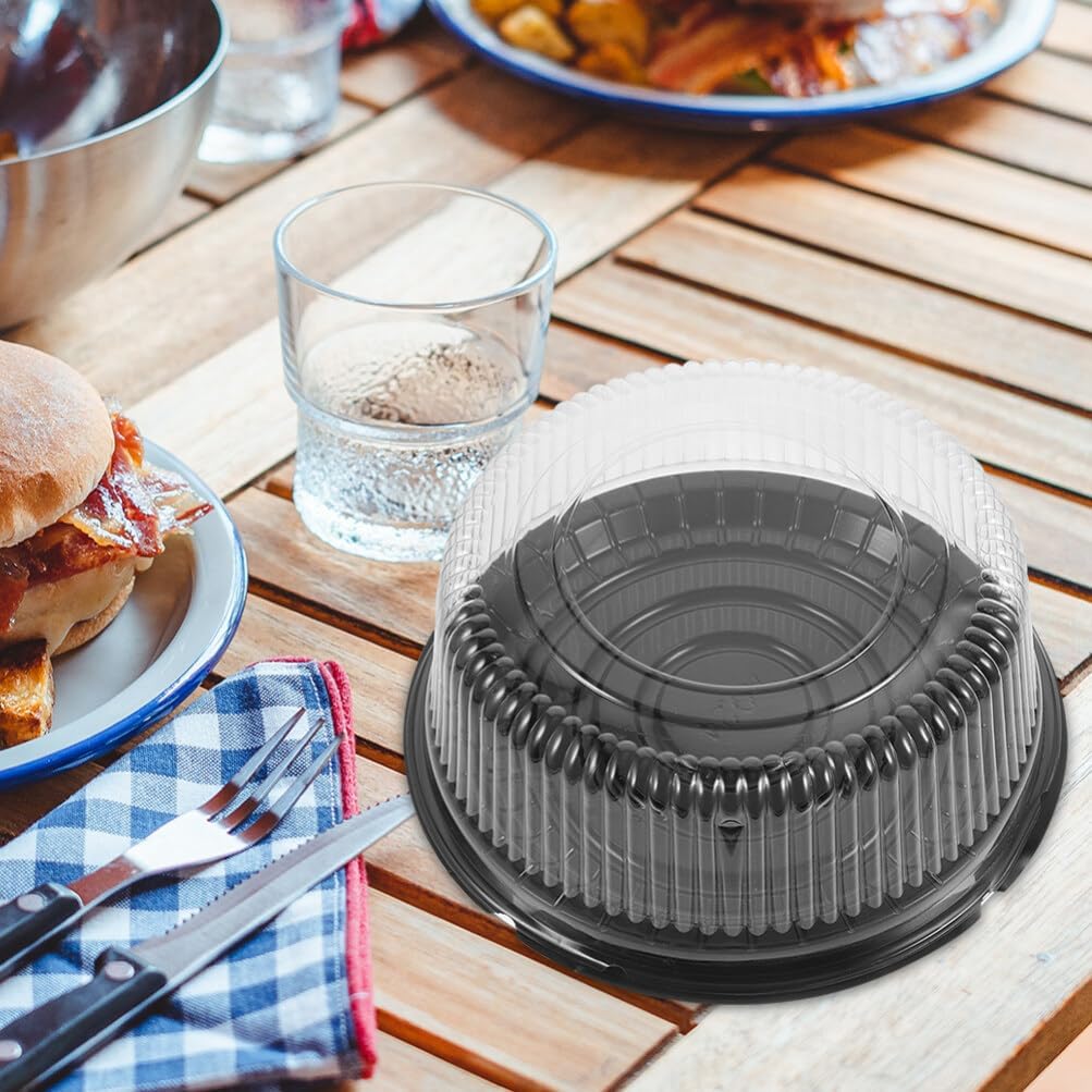 STOBAZA Wedding Cake Box with Lid 20pcs Reusable Plastic Cake Carriers for Transport Storage