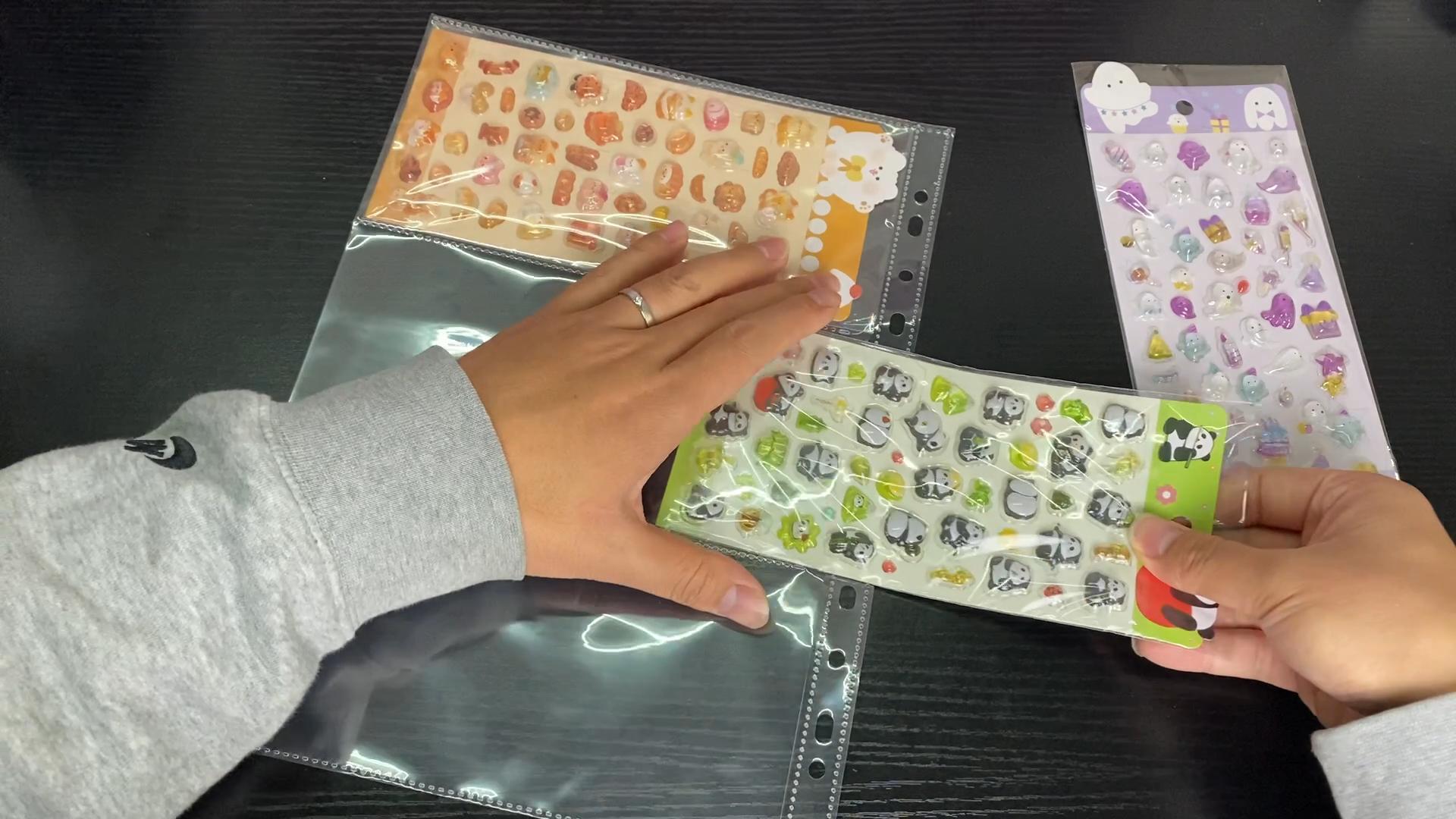 Amazon.co.jp: シール収納 チケット ホルダー ファイル 保管 厚み0.1mm