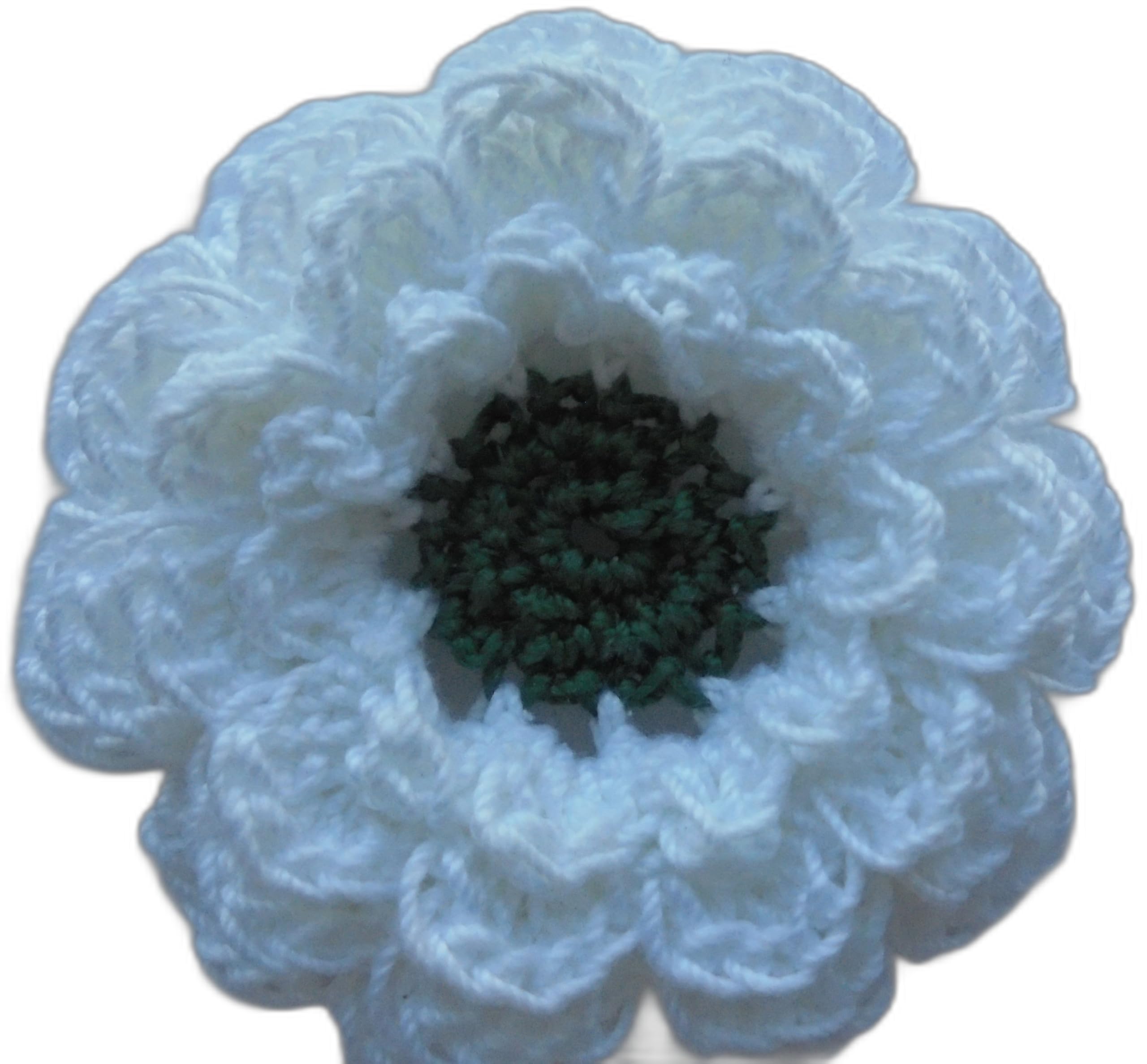 Generisch Häkelblüten -Blume von Srebrenica-handgefertigt-Handgehäkelt-gehäkelt