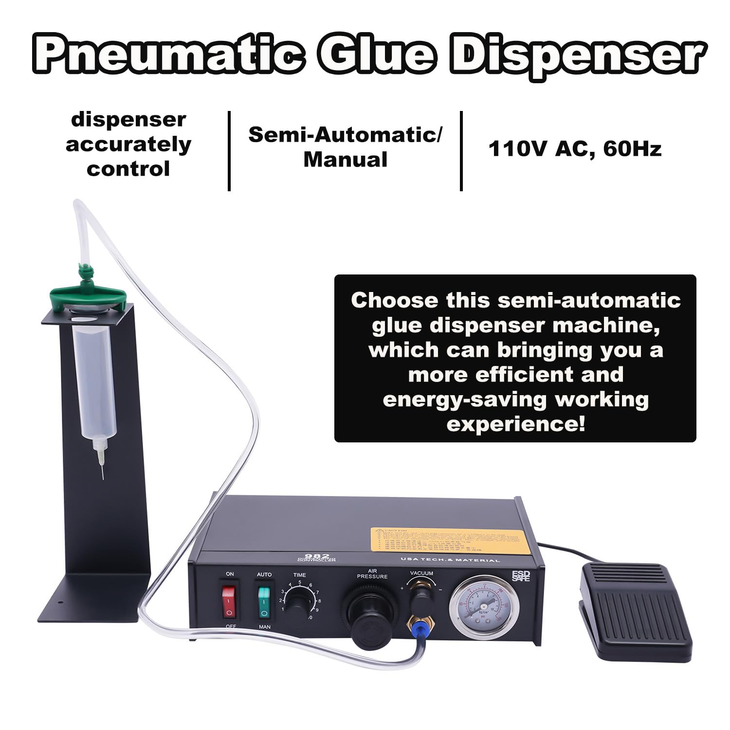 Snapklik.com : Automatic Glue Dispenser Machine110V AC, 60Hz Solder ...