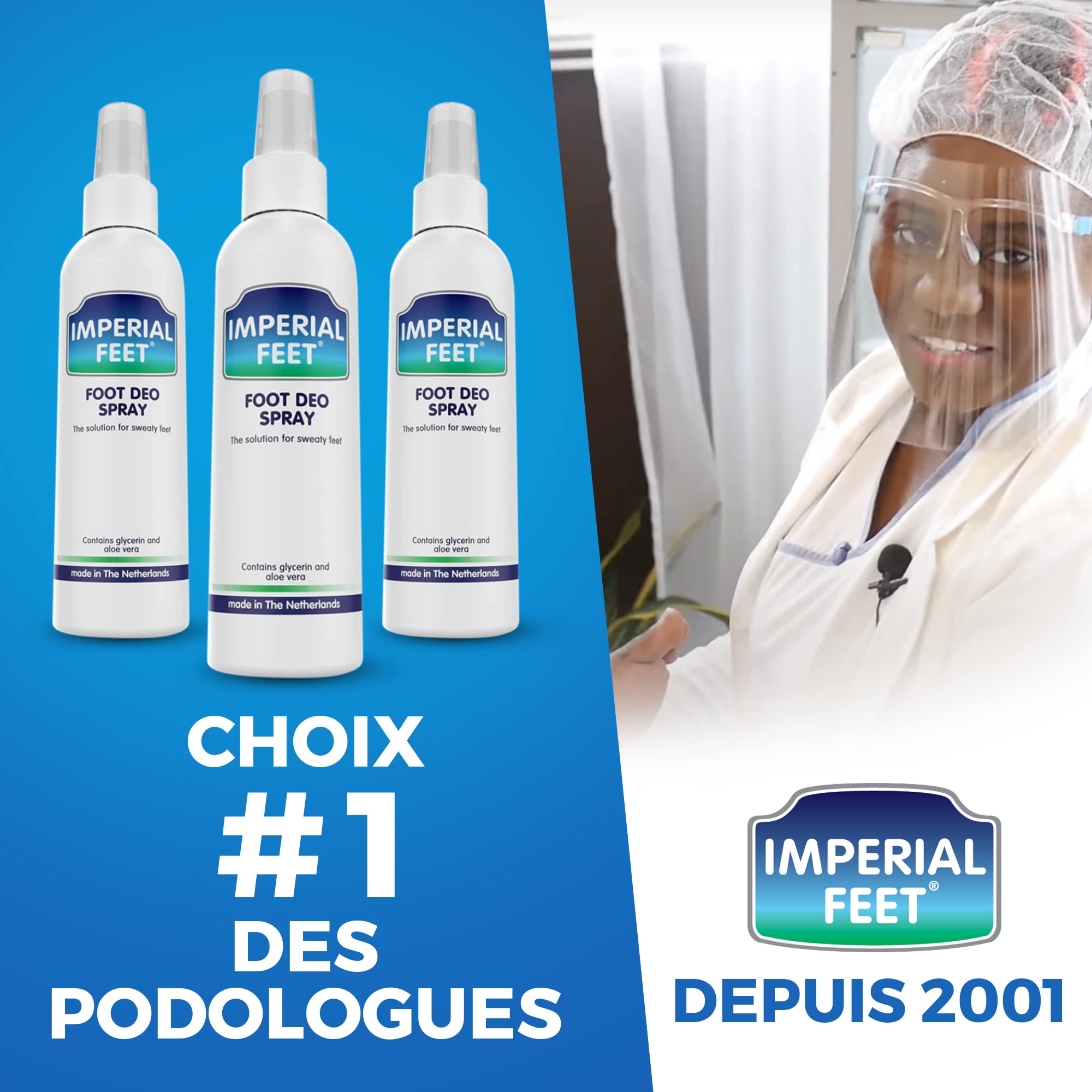 Traitements contre les odeurs de pieds - Deo Antitranspirant Pied & Chaussure pour Lutter Contre les Odeurs & la Transpiration - Spray Anti-Odeurs Naturel Parfum Menthe - 150 ML
