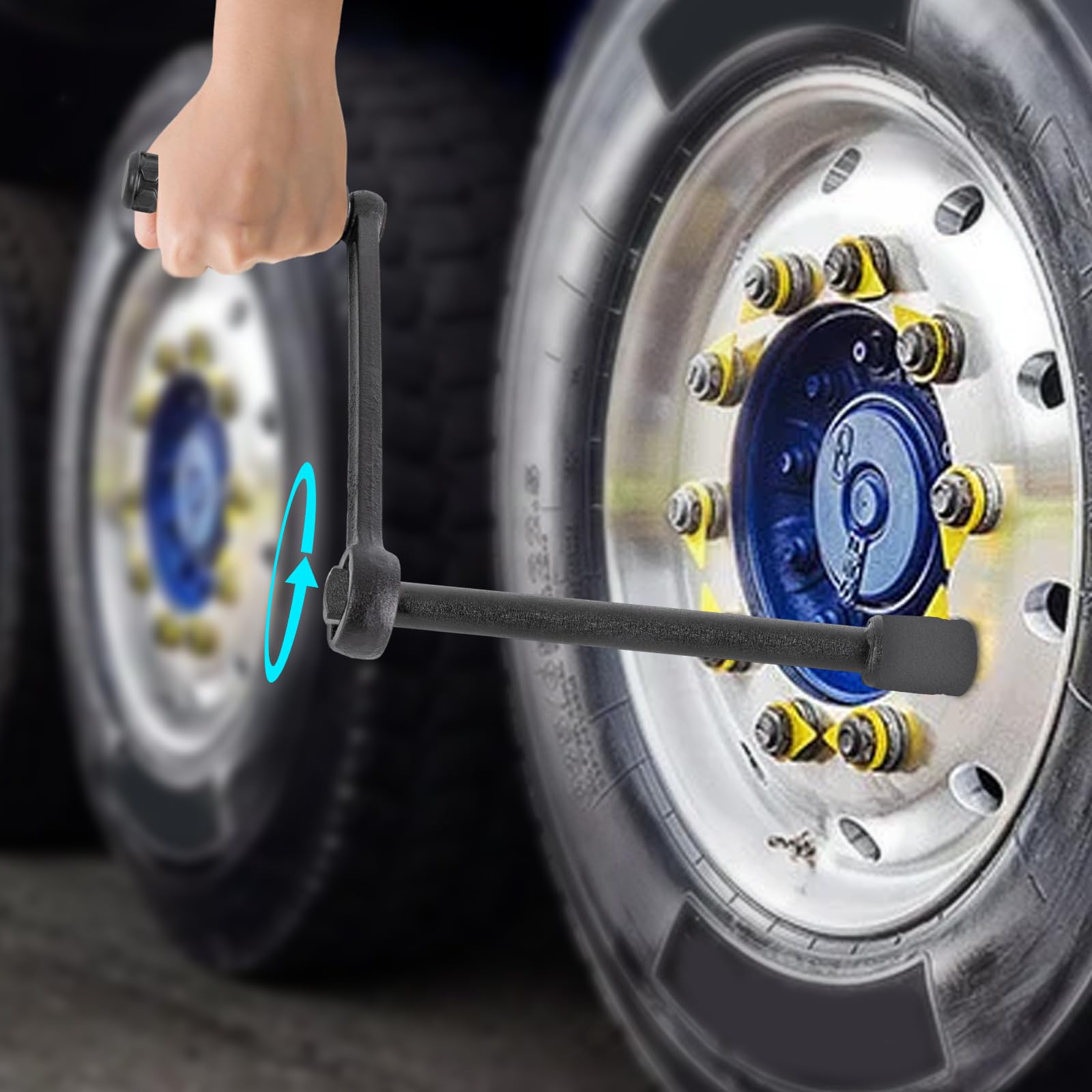 Klucz dynamometryczny 1:64 Torque Multiplier Set Wrench Lug Nut Torque Multiplier 4800 Nm Heavy Torque Multiplier Wrench zestaw kluczy użytkowych i pojazdów rolniczych, samochodów ciężarowych,