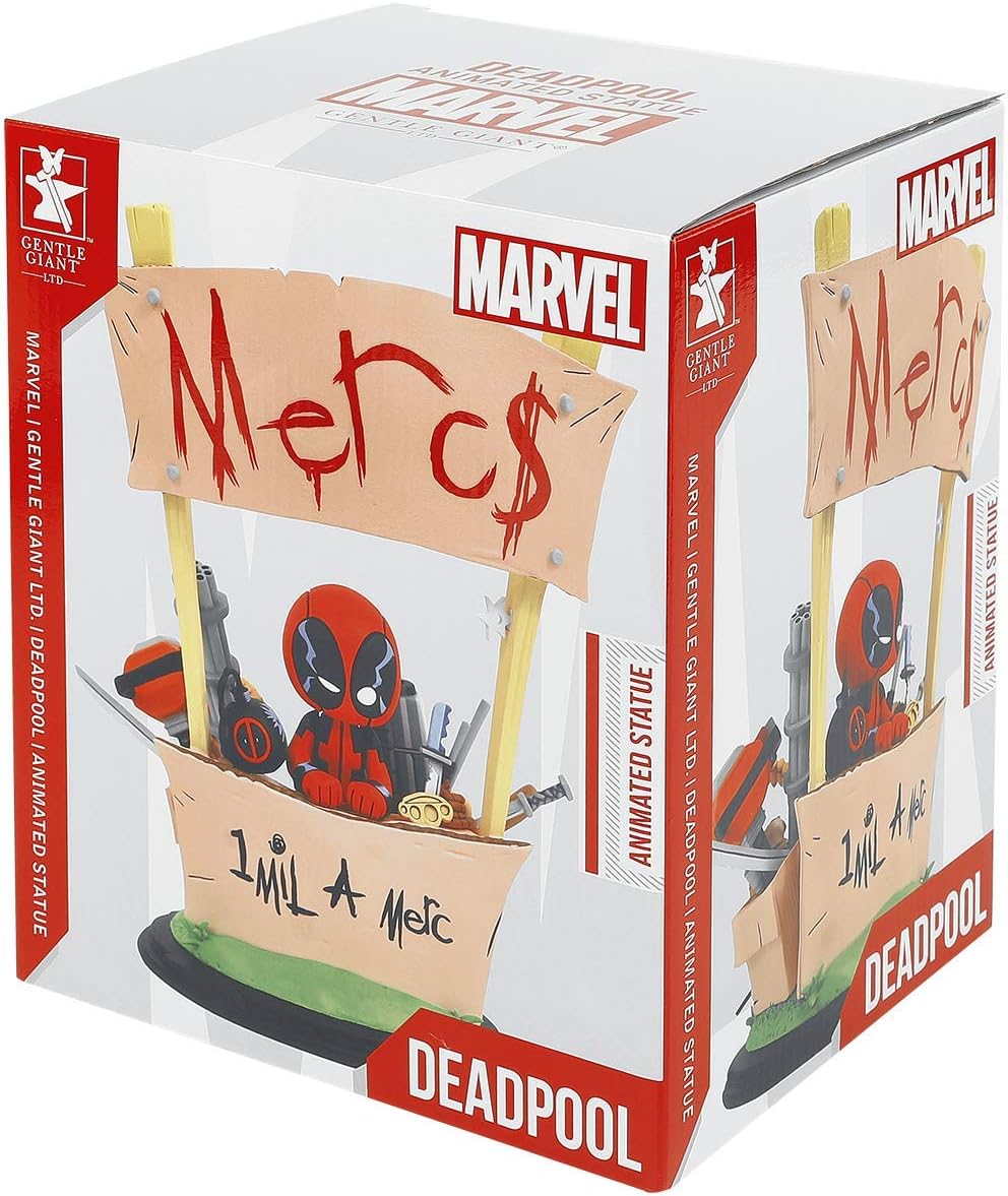 Marvel Animated Deadpool Merc For Hire Statue