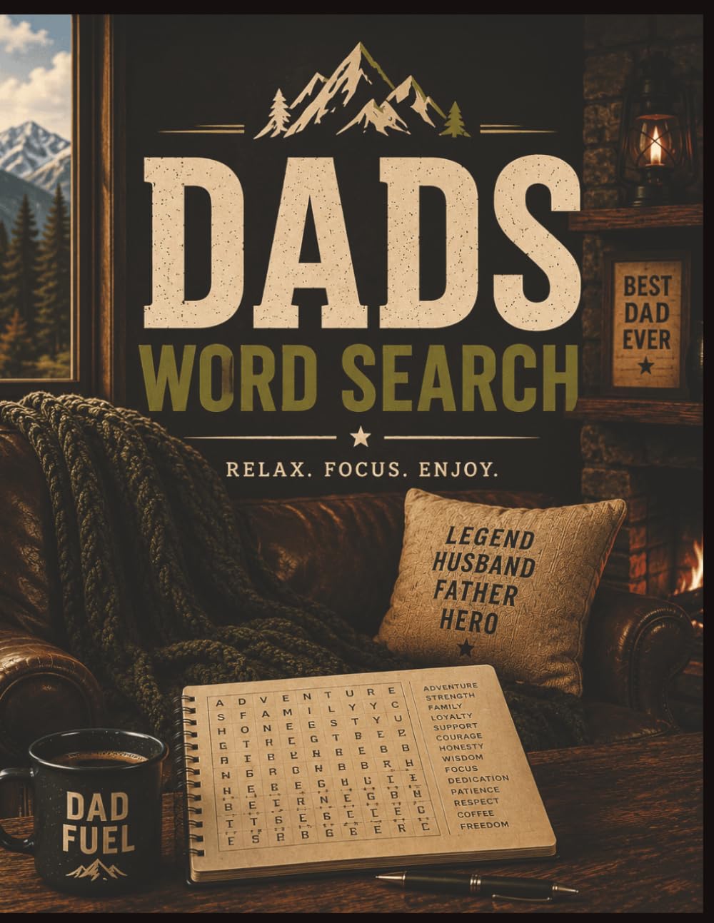 Dads Word Search: 100 Word Search Puzzles for Dads. Great for birthdays and Fathers Day