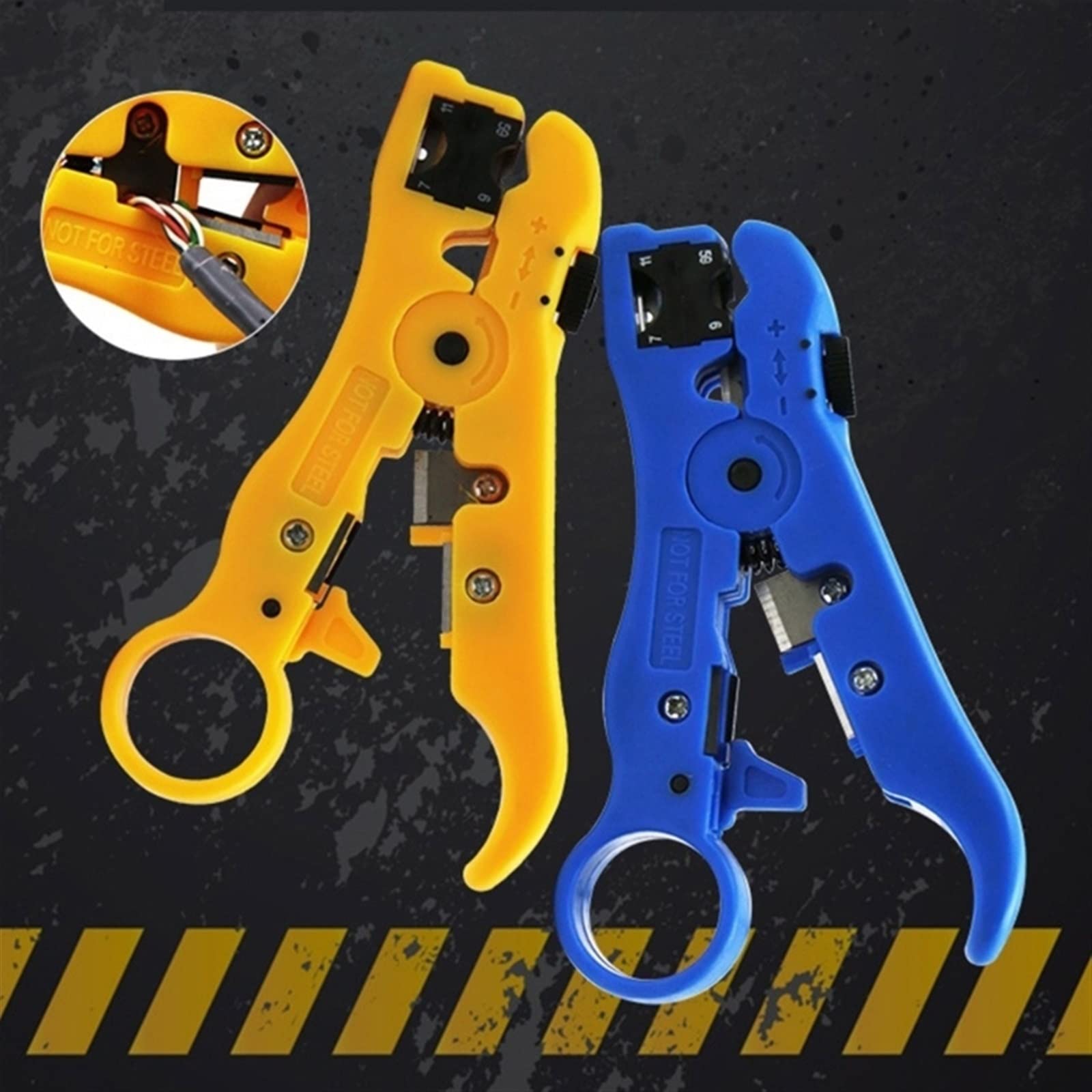 Wire Strippers, Professional Electrician Wire Tool Cable Stripper Cutter Crimper Automatic Multifunctional Crimping Stripping Plier