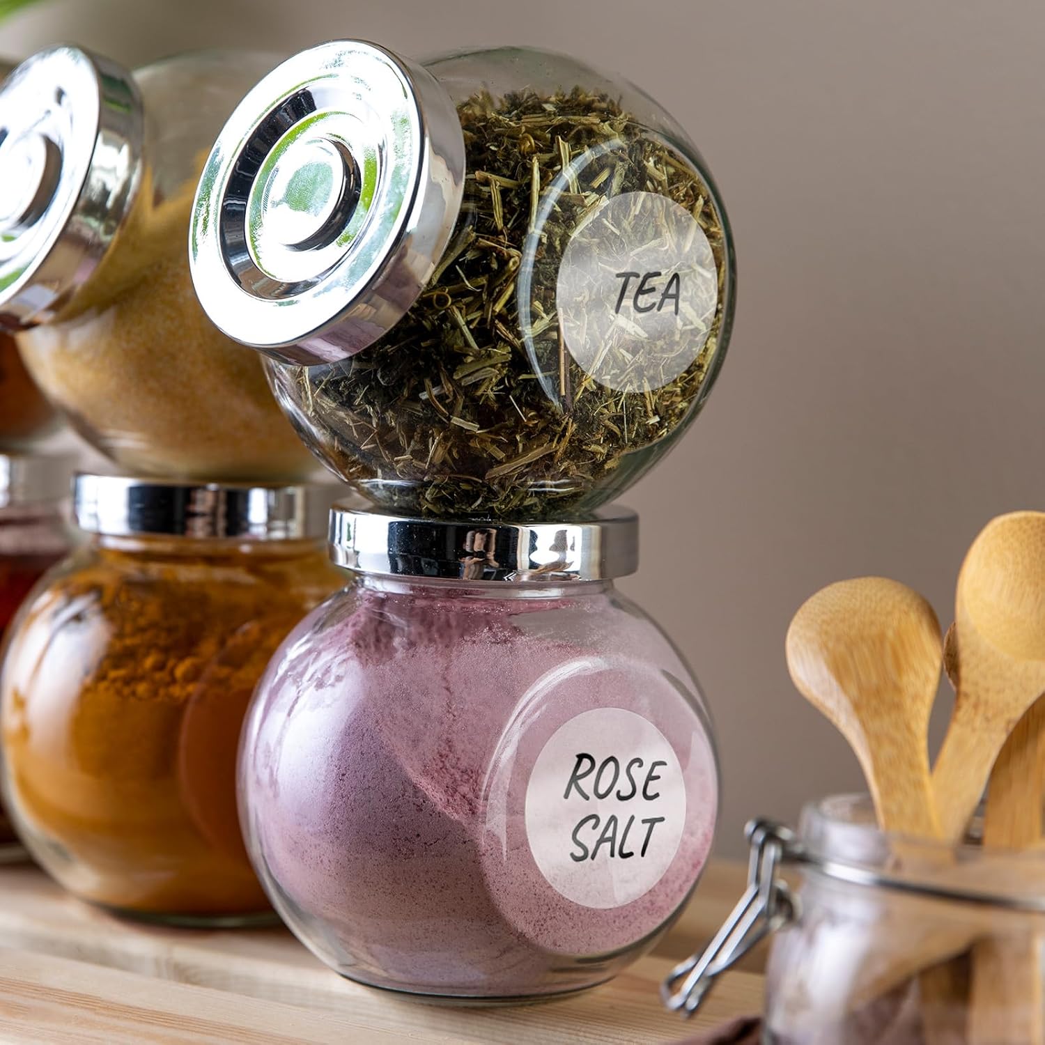 Clear Thermal Labels Vinyl 1.5 Inch Self-Adhesive Round Stickers Circle Roll Waterproof Printer Decals Package Seal for QR Code Envelope Office Retail Home 300 PCS - Image 5