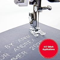 Vista 6 de SINGER C5980Q - Máquina de coser computarizada Patchwork Plus con mesa de extensión, 417 aplicaciones de puntada, fuente integrada, control