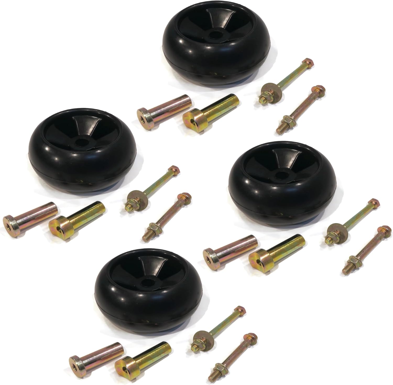 The ROP Shop | (Pack of 4) Deck Wheel Kit for Murray 092265, 092265MA, 92265, 92265MA Lawnmower
