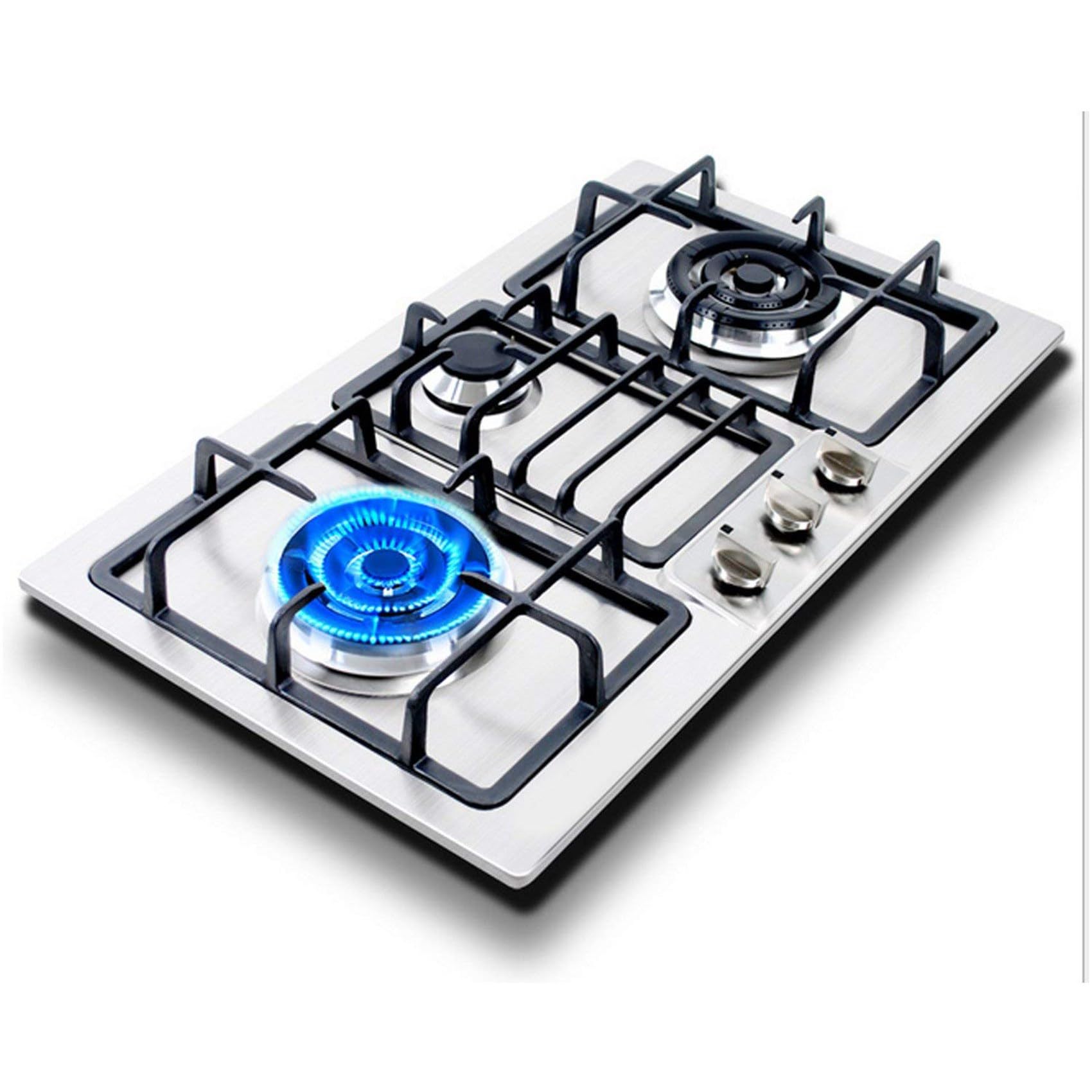 Herd Knopf, Ofen Knopf 60 Stücke, Legierung 6 mm Universal Silber Gas Herd Bedien Knopf Adapter Backofen Dreh Schalter Flächen Sperre