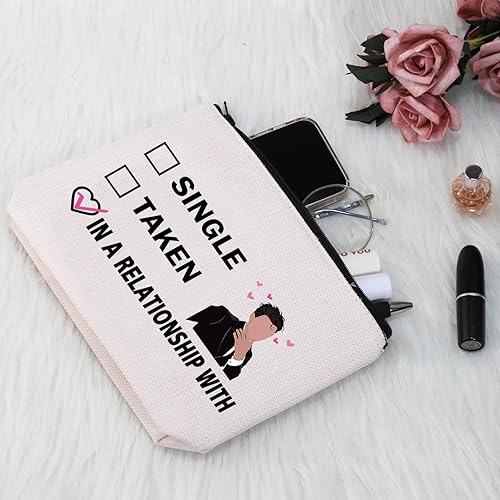 Miniatura 6 de G2TUP Regalo inspirado en Austin B que data Austin B Bolsa de maquillaje Austin B Fan Cosmetic Bag Austin B Merch, Salir mentalmente con Austin