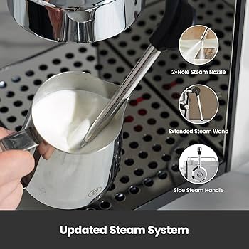 Gemilai エスプレッソマシン　レトロ　おまけ付き Amazon.com: Gemilai Espresso Machine, Professional Espresso