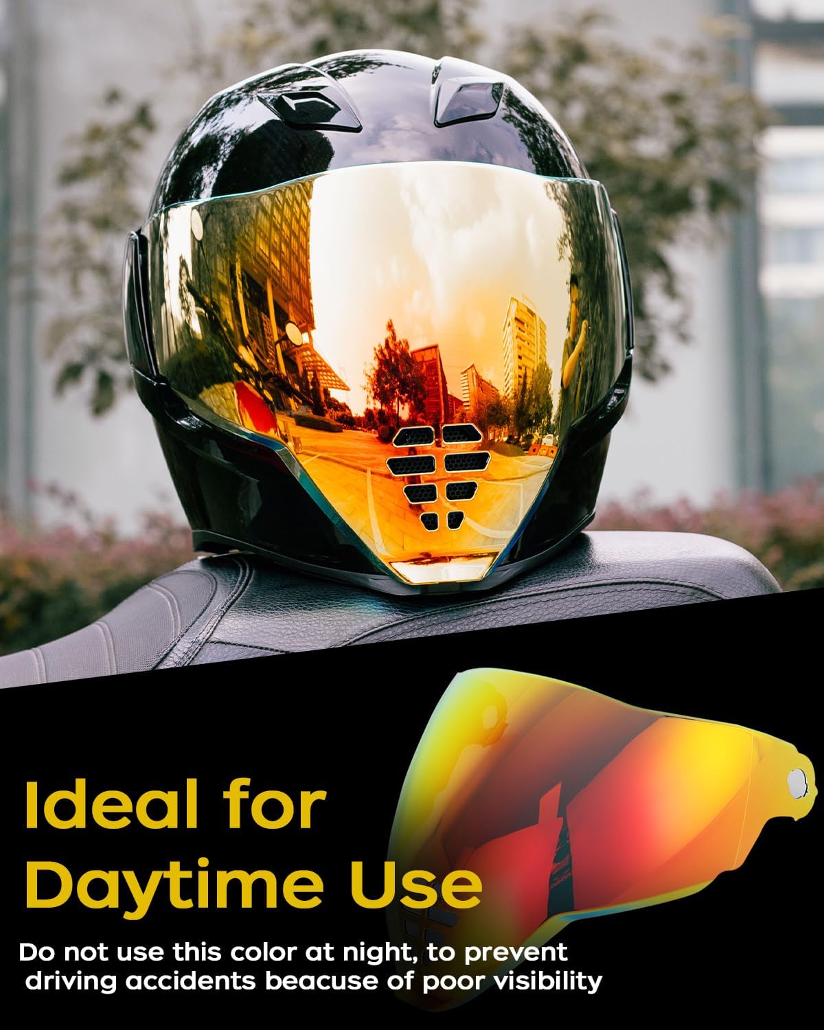 Soman Airflite Visor Face Shield Replacement, IC-06 Visors Shield Compatible with IC-06 Airflite UV Protection