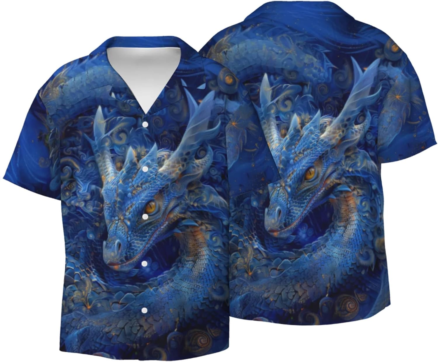 3D Pattern Print Shirt Unique Graphics Long Sleeve Casual Button Down Shirt Ideal Parties Family Gatherings Comfortable - Image 4